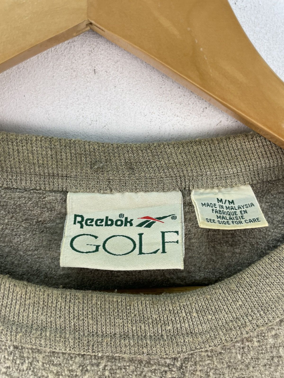 Reebok Vintage 90s Reebok Sweatshirt Pastel Green Baggy Size US M / EU 48-50 / 2 - 4 Thumbnail