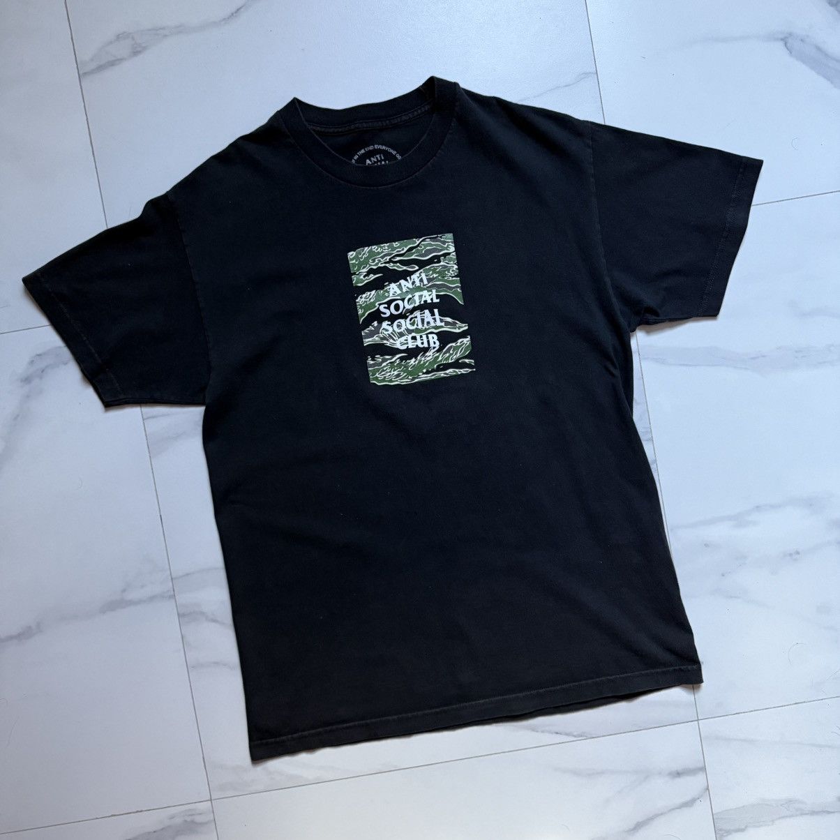 Anti Social Social Club ASSC Weird Tiger Camo Box Tee Size US L / EU 52-54 / 3 - 3 Thumbnail