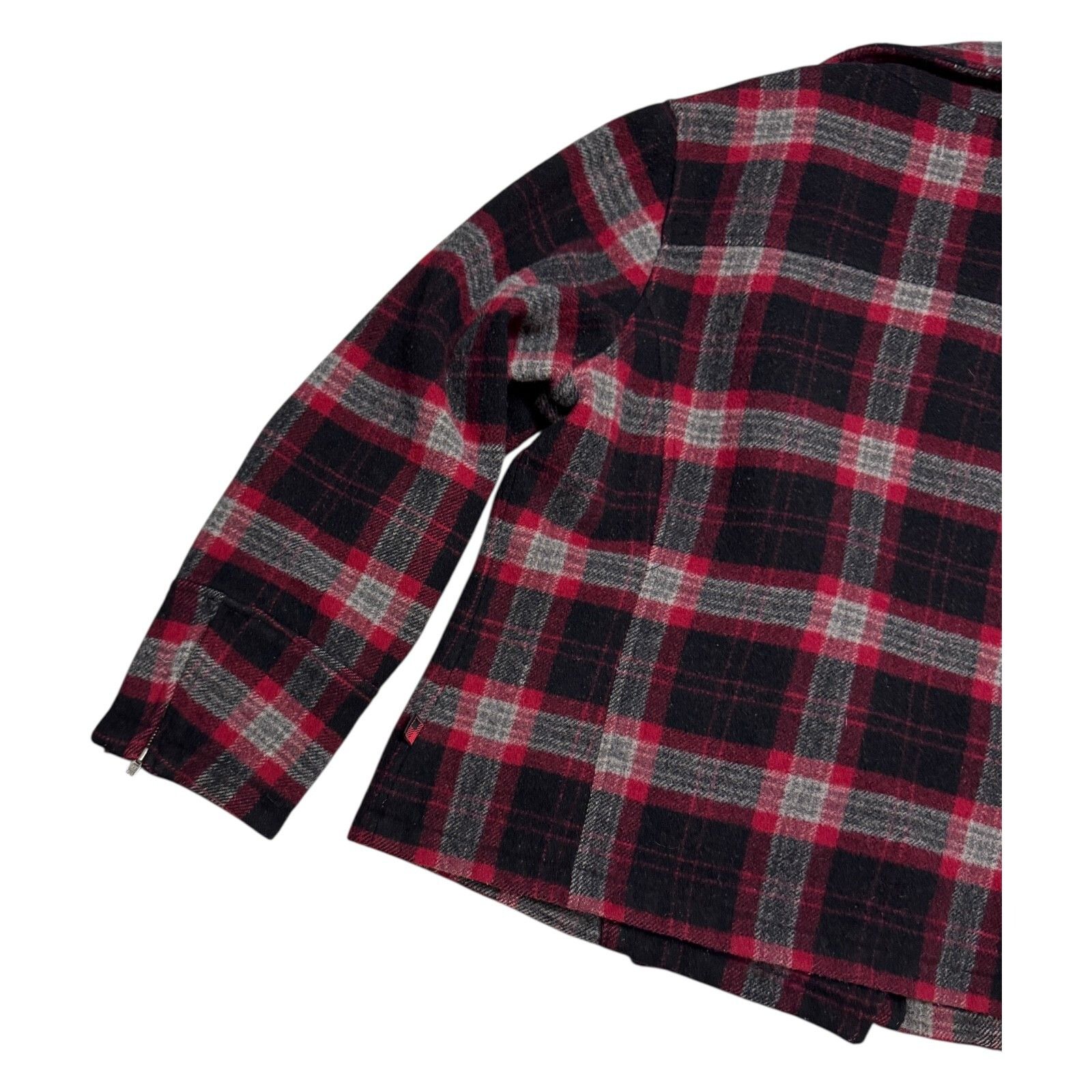 Woolrich Woolen Mills WOOLRICH Plaid Wool Business Casual PeaCoat Jacket Medium Size M / US 6-8 / IT 42-44 - 6 Thumbnail