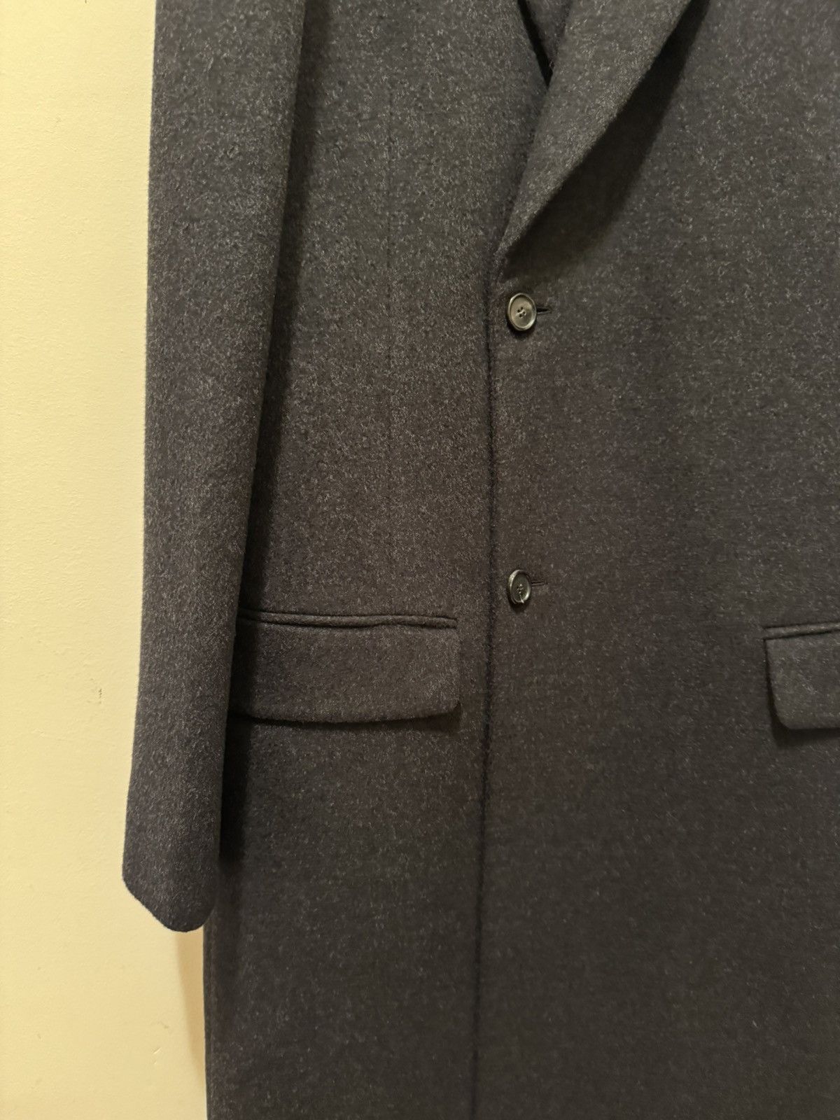 Loewe Loewe Grey Wool Cashmere Coat Size US M / EU 48-50 / 2 - 2 Thumbnail