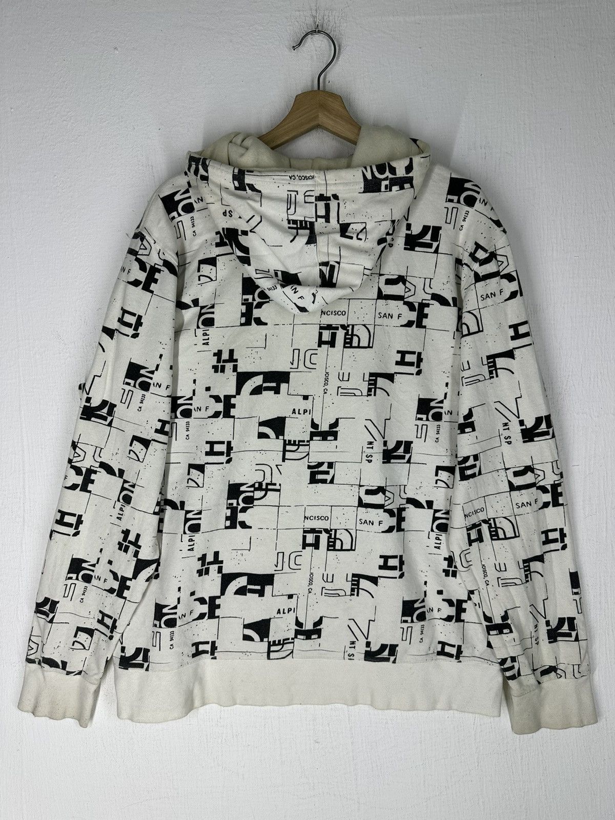 The North Face × Vintage TNF Full Over Print Hoodie Sweatshirt Size US XL / EU 56 / 4 - 4 Thumbnail