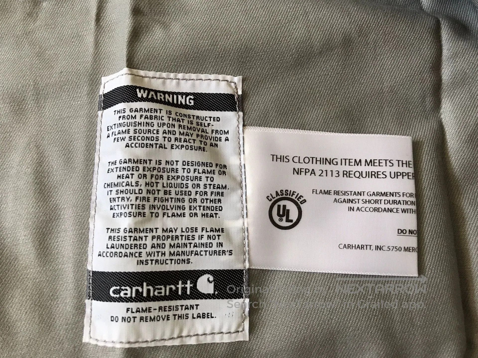 Carhartt Carhartt FRS160 FR Flame Resistant Shirt. Size US S / EU 44-46 / 1 - 7 Thumbnail