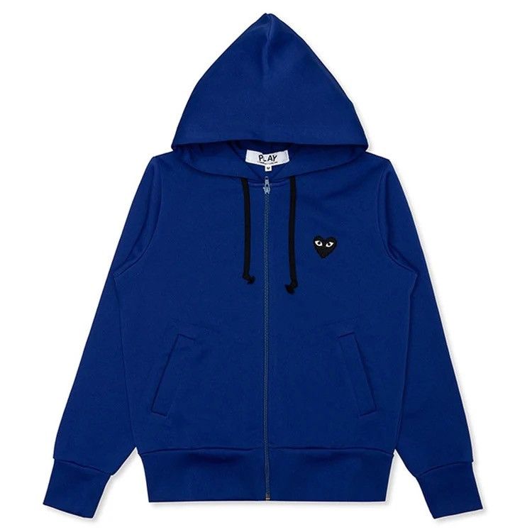 Comme des Garcons Play Big Black Heart Hooded Sweatshirt Size US M / EU 48-50 / 2 - 1 Thumbnail