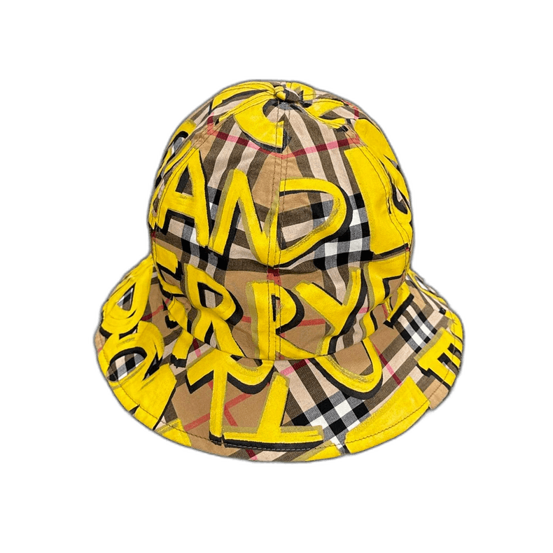 Burberry Burberry yellow graffiti fisherman hat Size ONE SIZE - 1 Thumbnail