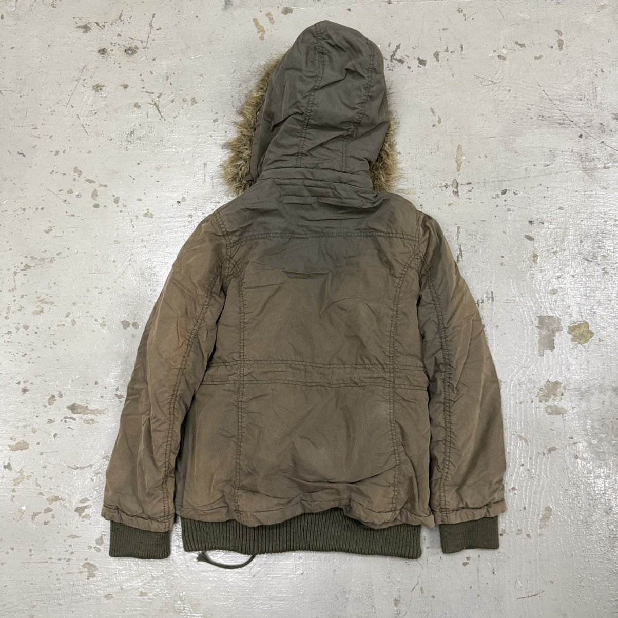 If Six Was Nine Vintage In The Attic Seditionaries Style Fur Hoodie Jacket Size US L / EU 52-54 / 3 - 2 Thumbnail
