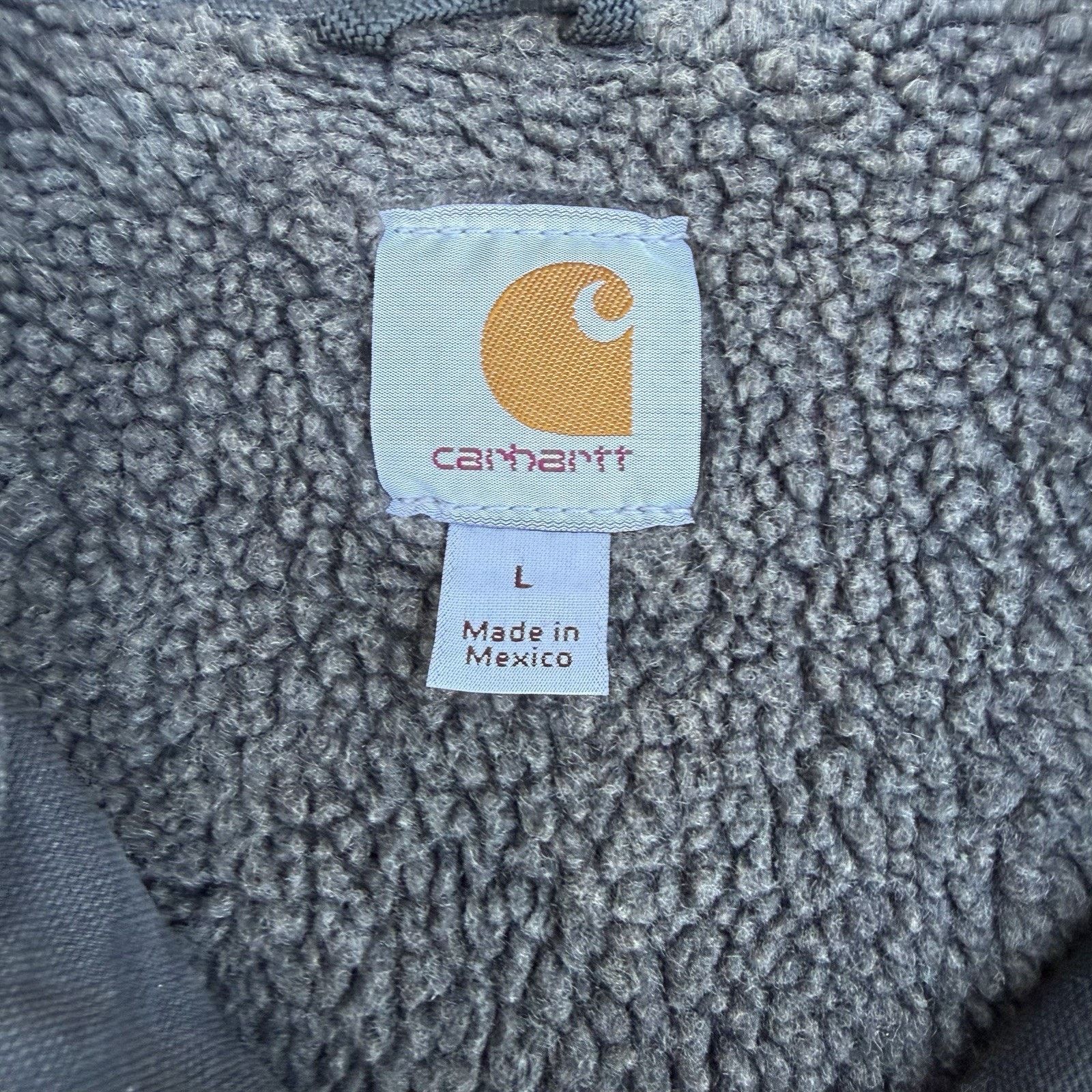 Carhartt × Vintage Vintage Carhartt Black Ridge Sherpa Lined Chore Coat Jacket Size US L / EU 52-54 / 3 - 4 Thumbnail
