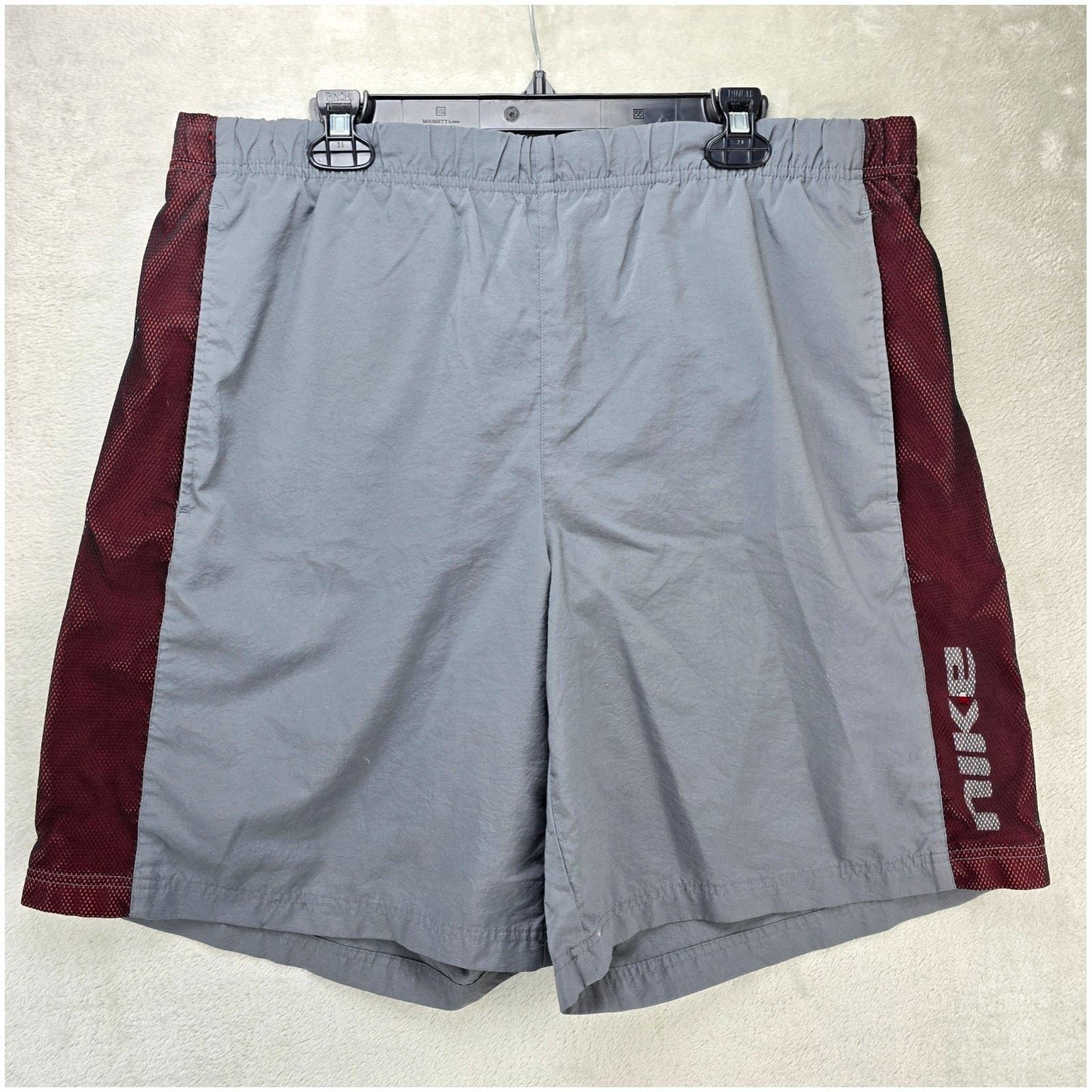 Nike Vintage Nike Swim Trunks Mens Size XL Grey Tag Lined Y2K Size US 38 / EU 54 - 1 Thumbnail
