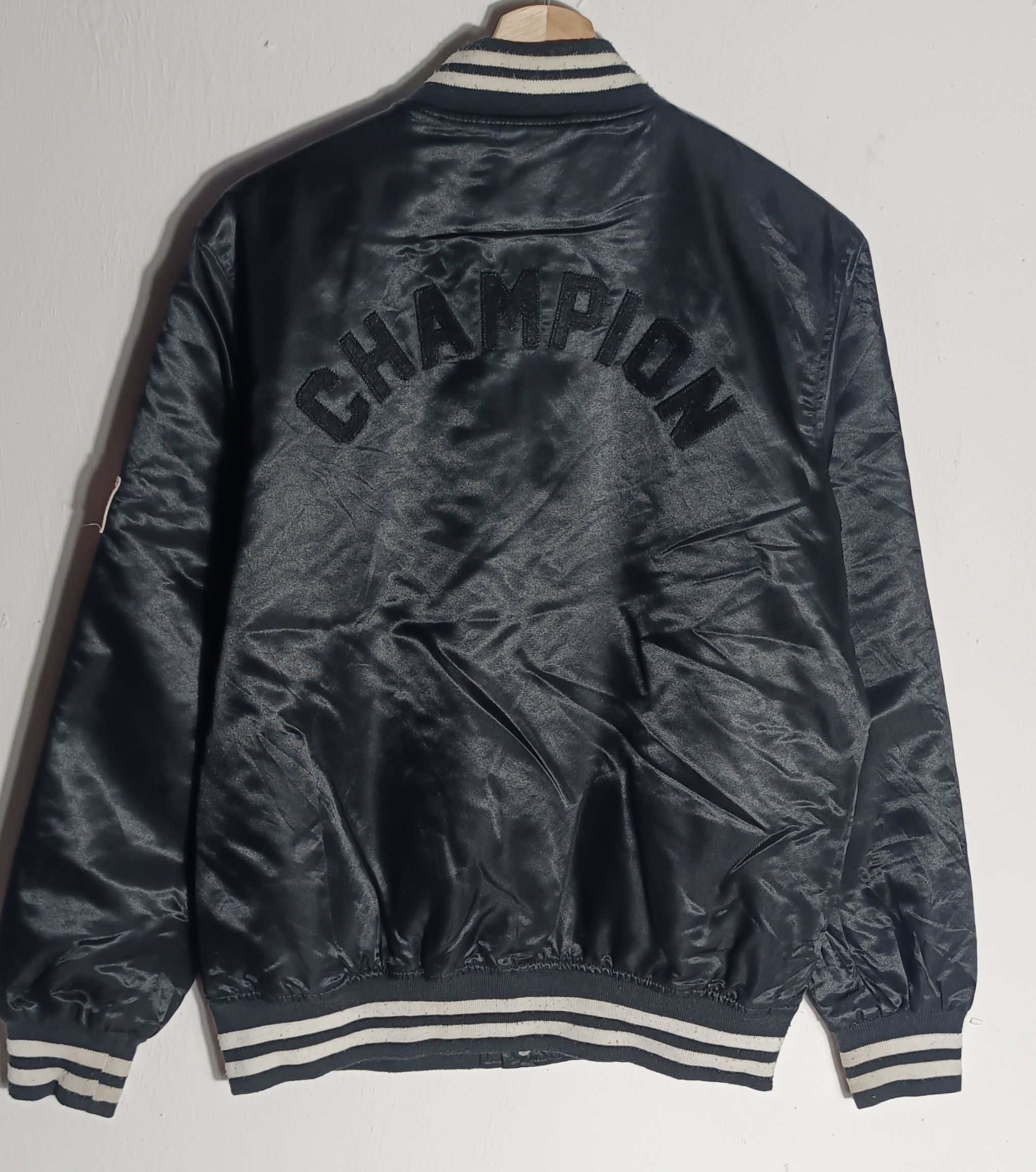 Champion Vintage Varsity Champion Satin Jacket Since 1919 USA Size US M / EU 48-50 / 2 - 2 Thumbnail