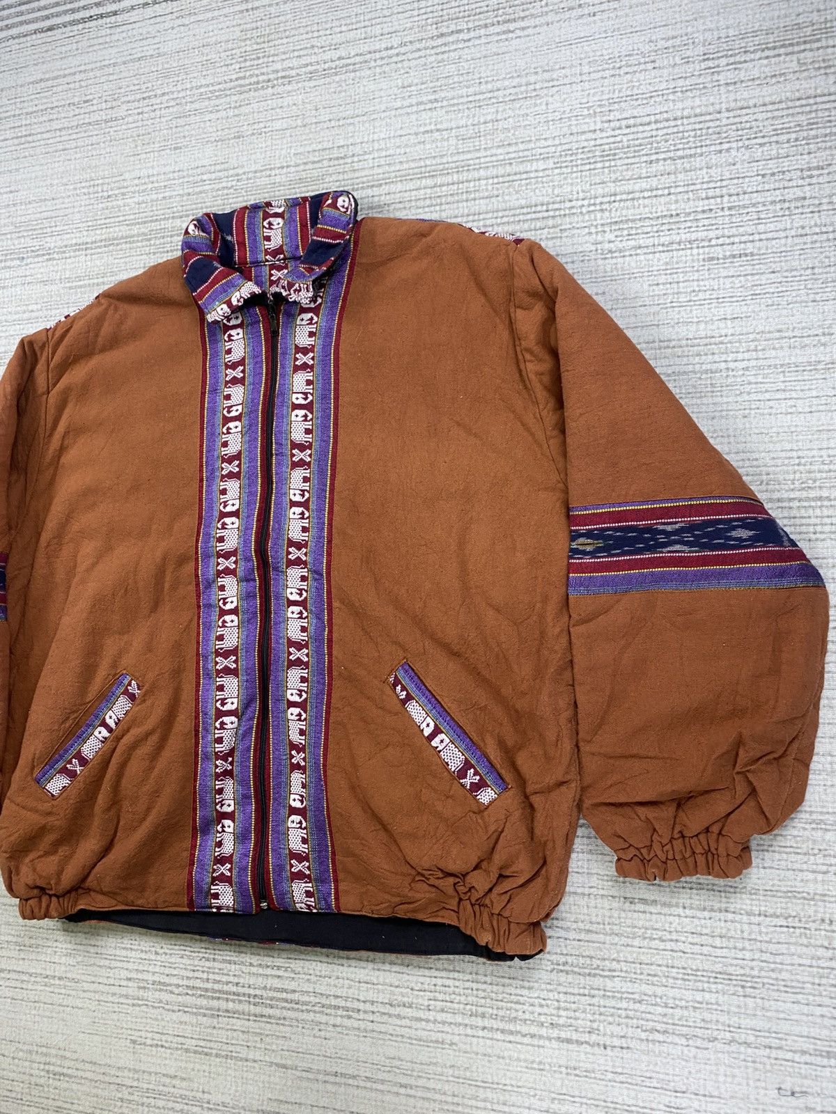 Designer × Japanese Brand Vintage Navajo Chimayo Native Style Reversible Jacket Size US L / EU 52-54 / 3 - 5 Thumbnail
