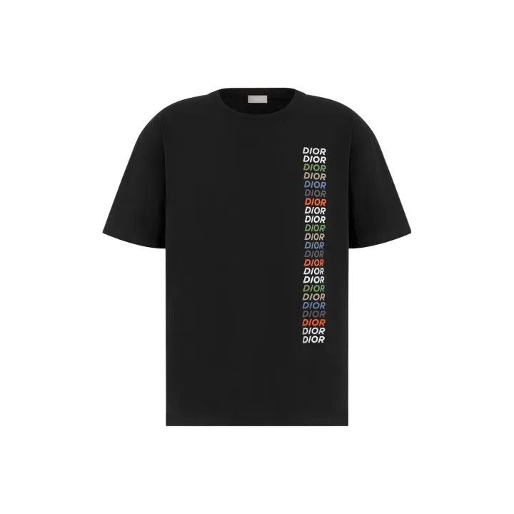 Dior Dior SS24 Logo Print Crew Neck T-shirt 0079 Size US M / EU 48-50 / 2 - 1 Thumbnail
