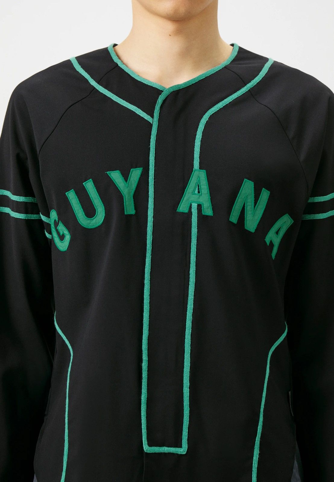 Saul Nash !DS! SS23 Saul Nash "GUYANA" Team Black Longsleeve Size US M / EU 48-50 / 2 - 6 Thumbnail