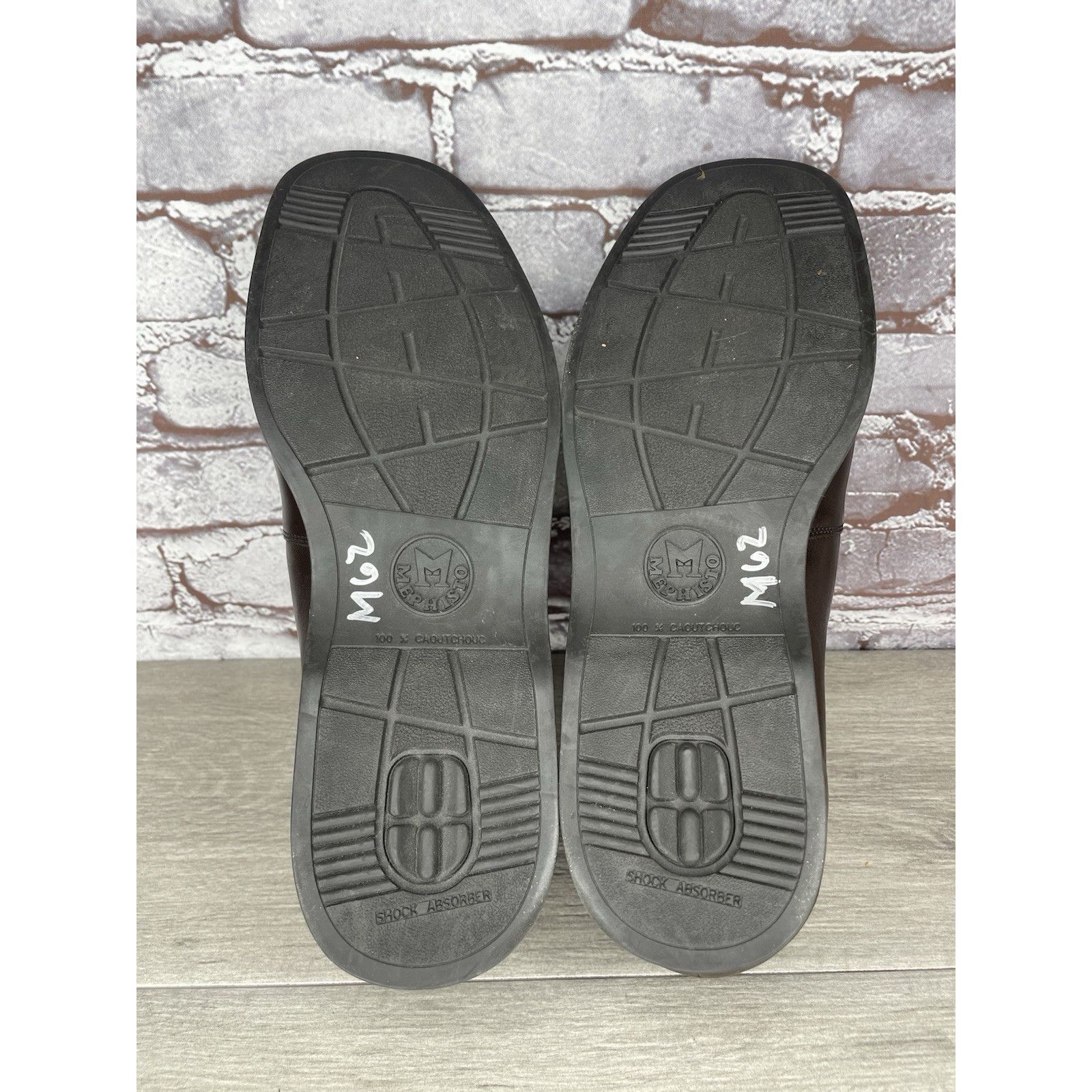 Mephisto Mephisto Brown Leather Loafers Air Jet Insoles Slip On Shoes Size US 11.5 / EU 44-45 - 22 Thumbnail