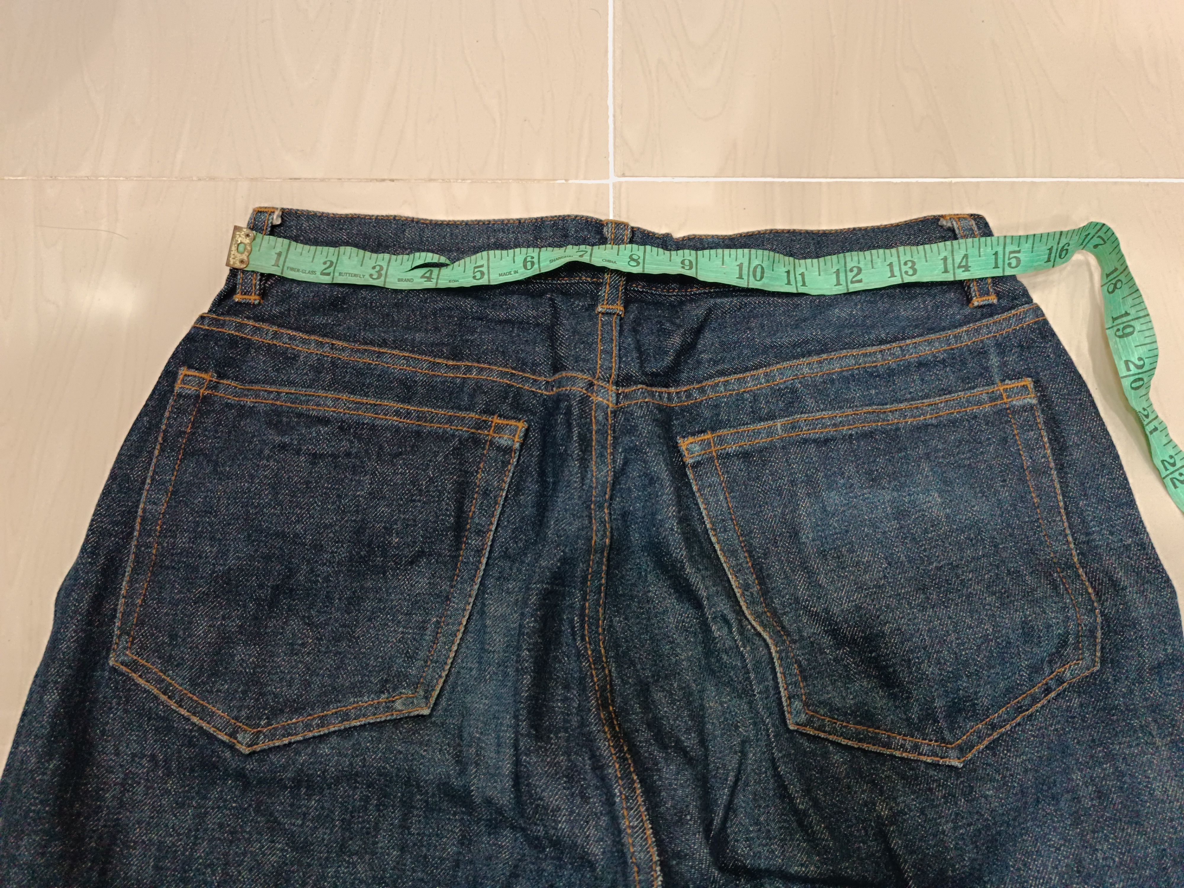 A.P.C. A.P.C. APC Mens Selvedge Dark Blue Jeans Indigo Size US 30 / EU 46 - 9 Thumbnail