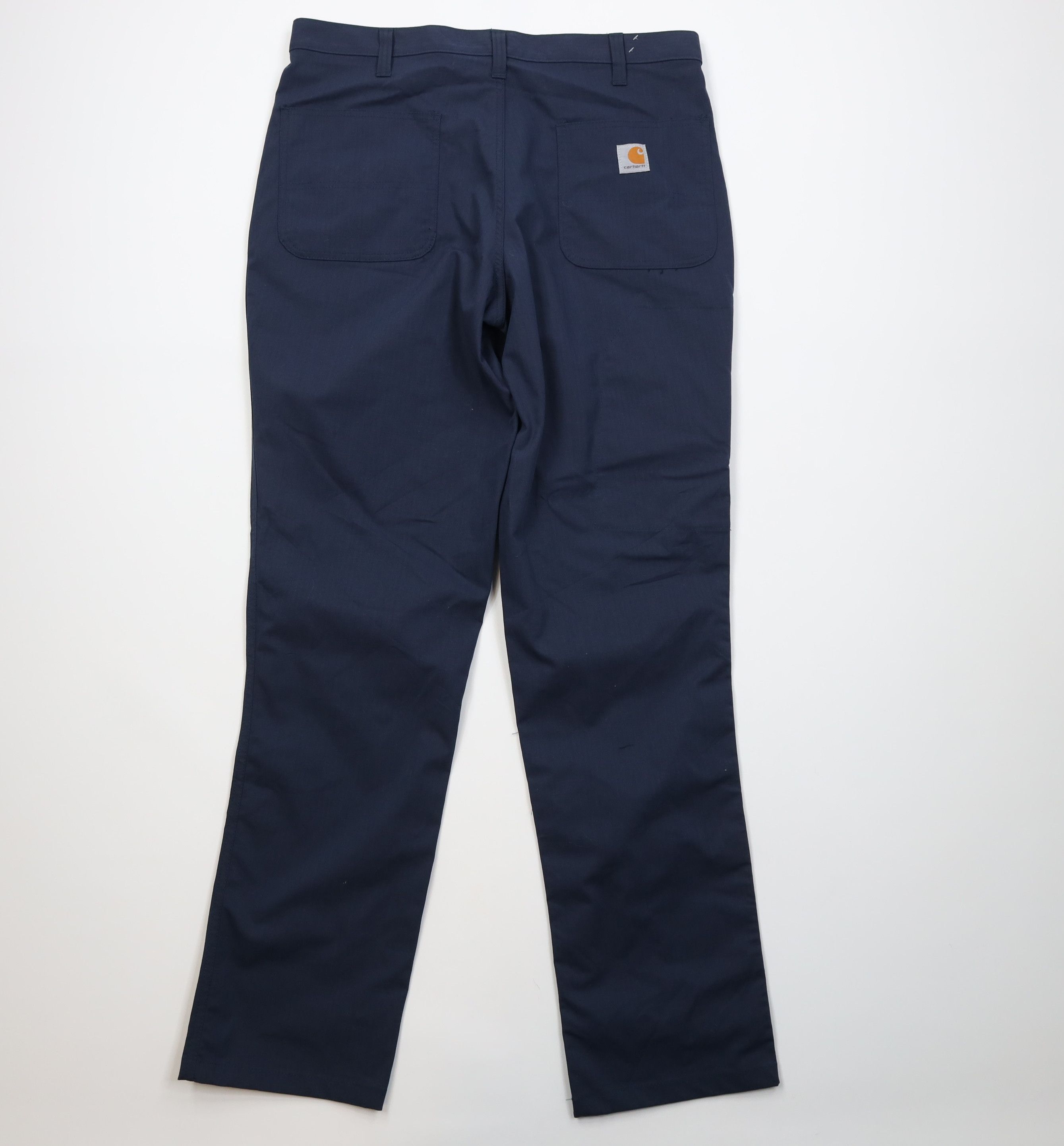 Carhartt Vintage Y2K Carhartt Fit Wide Leg Dungaree Pants Blue Size US 34 / EU 50 - 10 Thumbnail