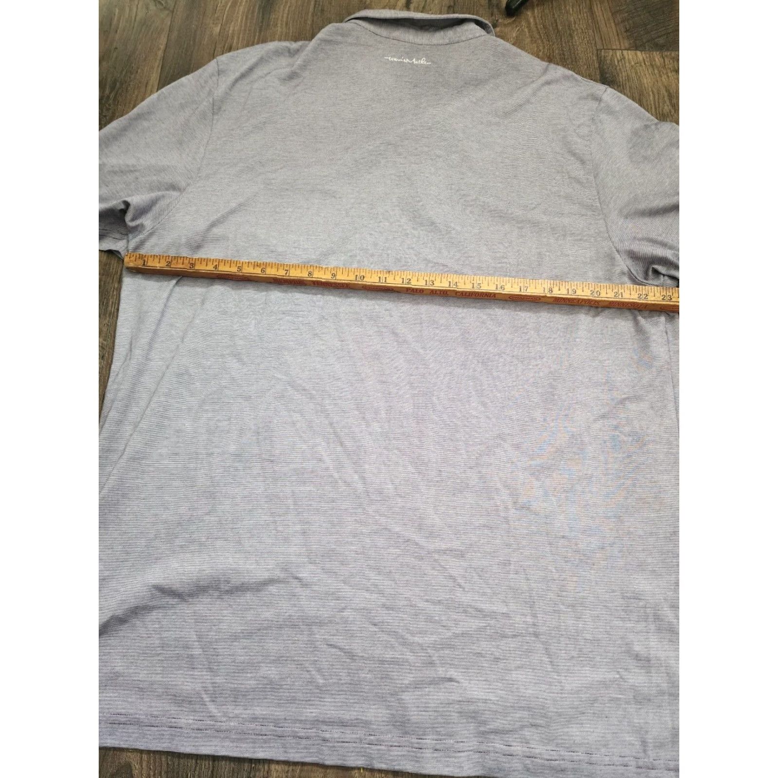 TravisMathew Travis Mathew Mens XXL Golf Performance Shirt Winter Run Challenge Distress Polo Size US XXL / EU 58 / 5 - 3 Thumbnail