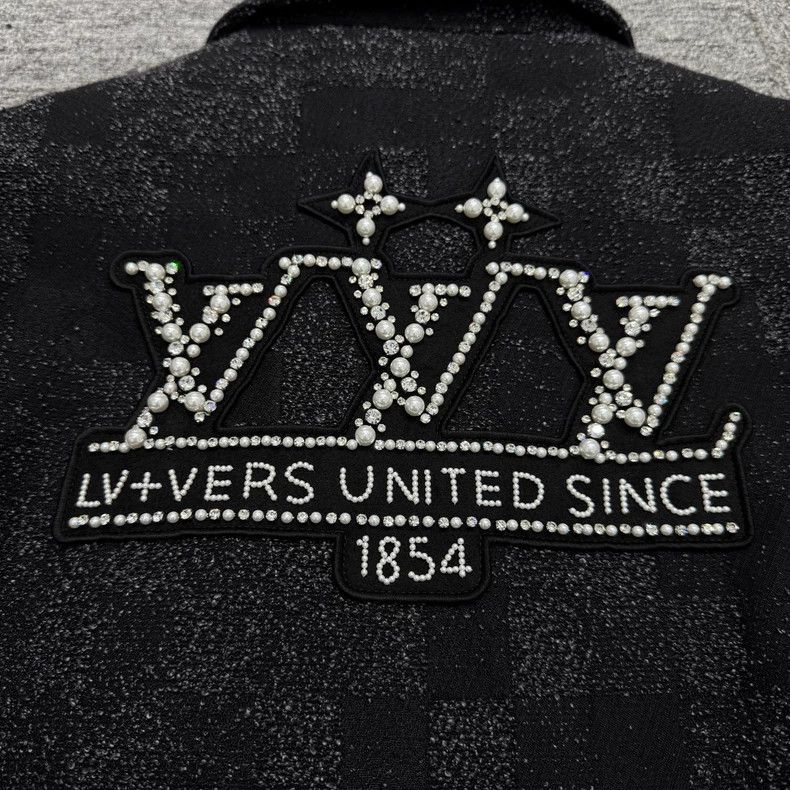 Louis Vuitton Louis Vuitton SS25 pearl embroidered baseball jacket Size US L / EU 52-54 / 3 - 6 Thumbnail