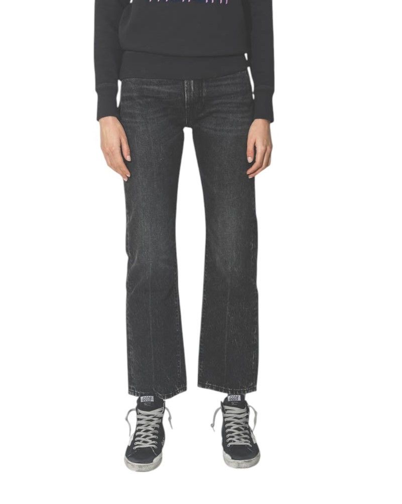 R13 COURTNEY SLIM 27 Everit Black Faded Zip Distress 86235 Size 27" / US 4 / IT 40 - 1 Thumbnail