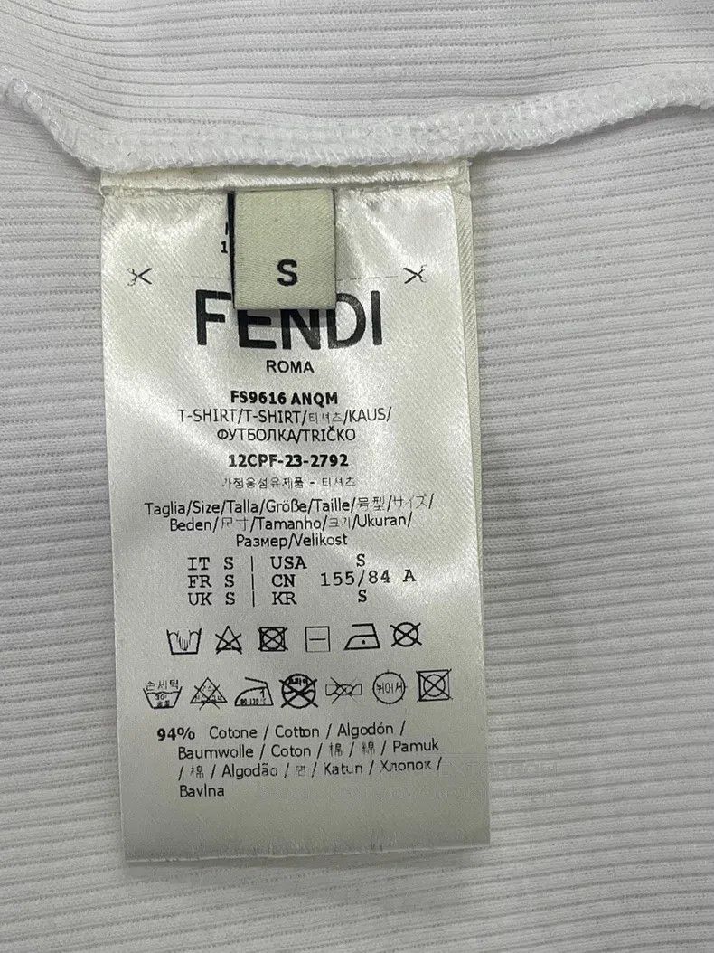 Fendi Fendi White Letter Knit Long Sleeve Underwear Size S / US 4 / IT 40 - 5 Thumbnail