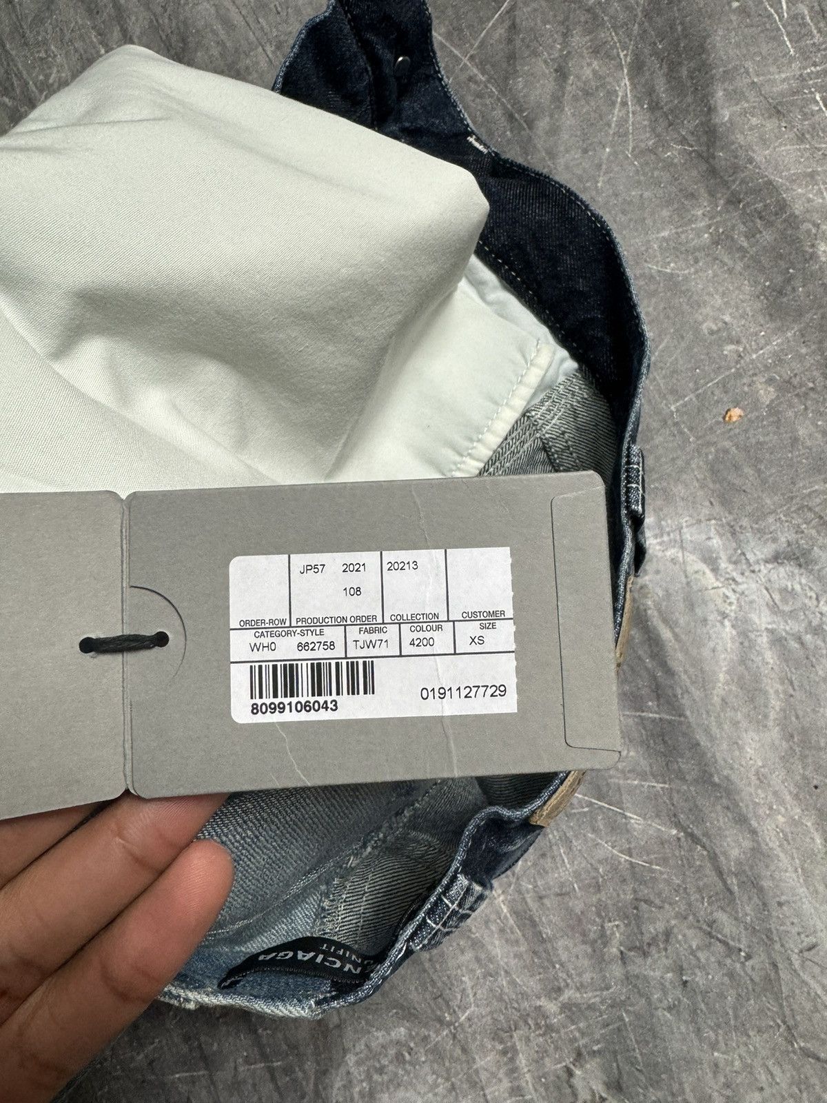 Balenciaga Balenciaga Embroidered 50/50 Color block Jeans Size US 30 / EU 46 - 12 Thumbnail