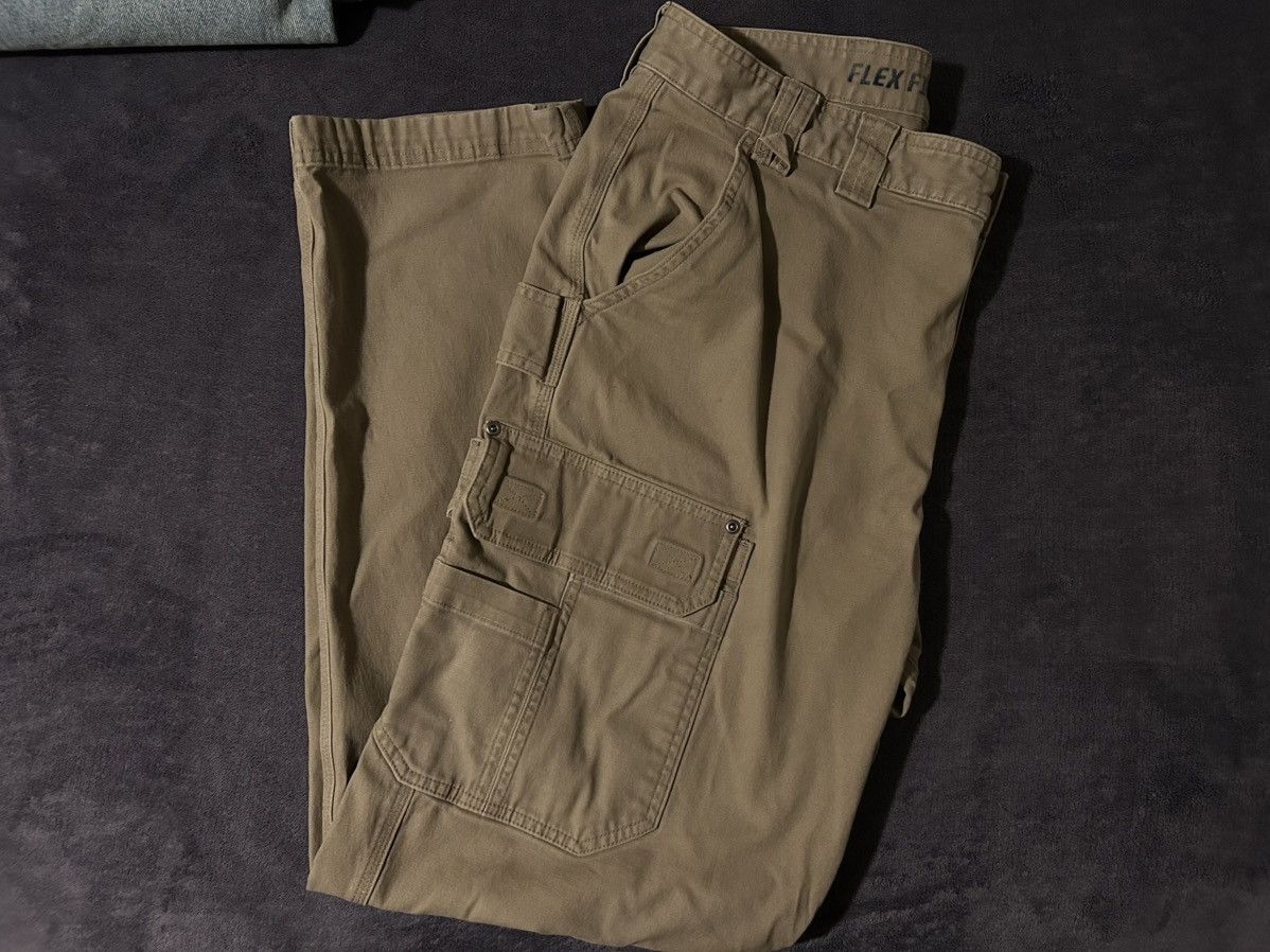 Duluth Trading Company Relaxed Fit/Baggy Beige Cargo Utility Pants Size US 36 / EU 52 - 2 Thumbnail