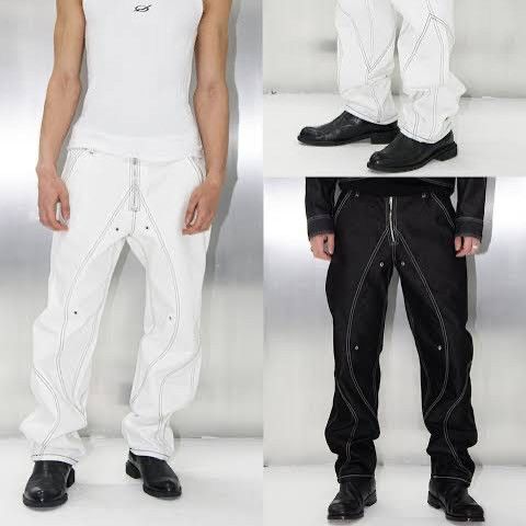 Japanese Brand 51PERCENT Tunnel Lining Trouser Denim Pants Size US 32 / EU 48 - 9 Thumbnail