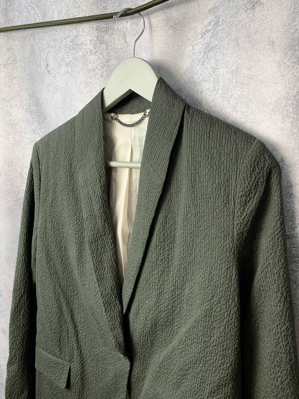 Jigsaw RRP £189 Jigsaw Women Seersucker Portofino Jacket Blazer Size M / US 6-8 / IT 42-44 - 5 Thumbnail