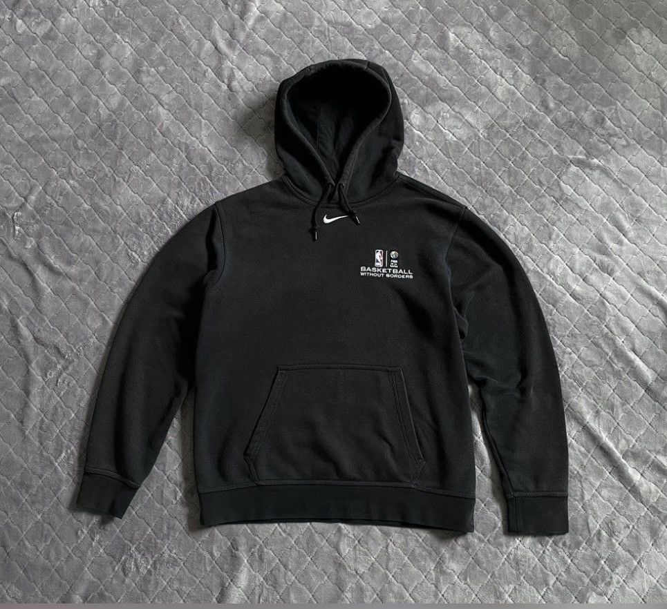 Nike × Vintage Vintage y2k Nike Center Swoosh Basketball Hoodie Size US M / EU 48-50 / 2 - 1 Thumbnail