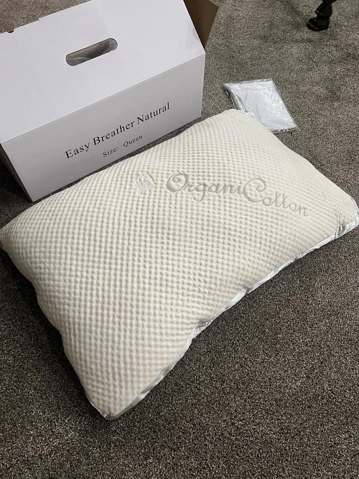 Cartoon Network Nest Easy Breather Organic Cotton Queen Bed Pillow - Luxury Size ONE SIZE - 10 Thumbnail