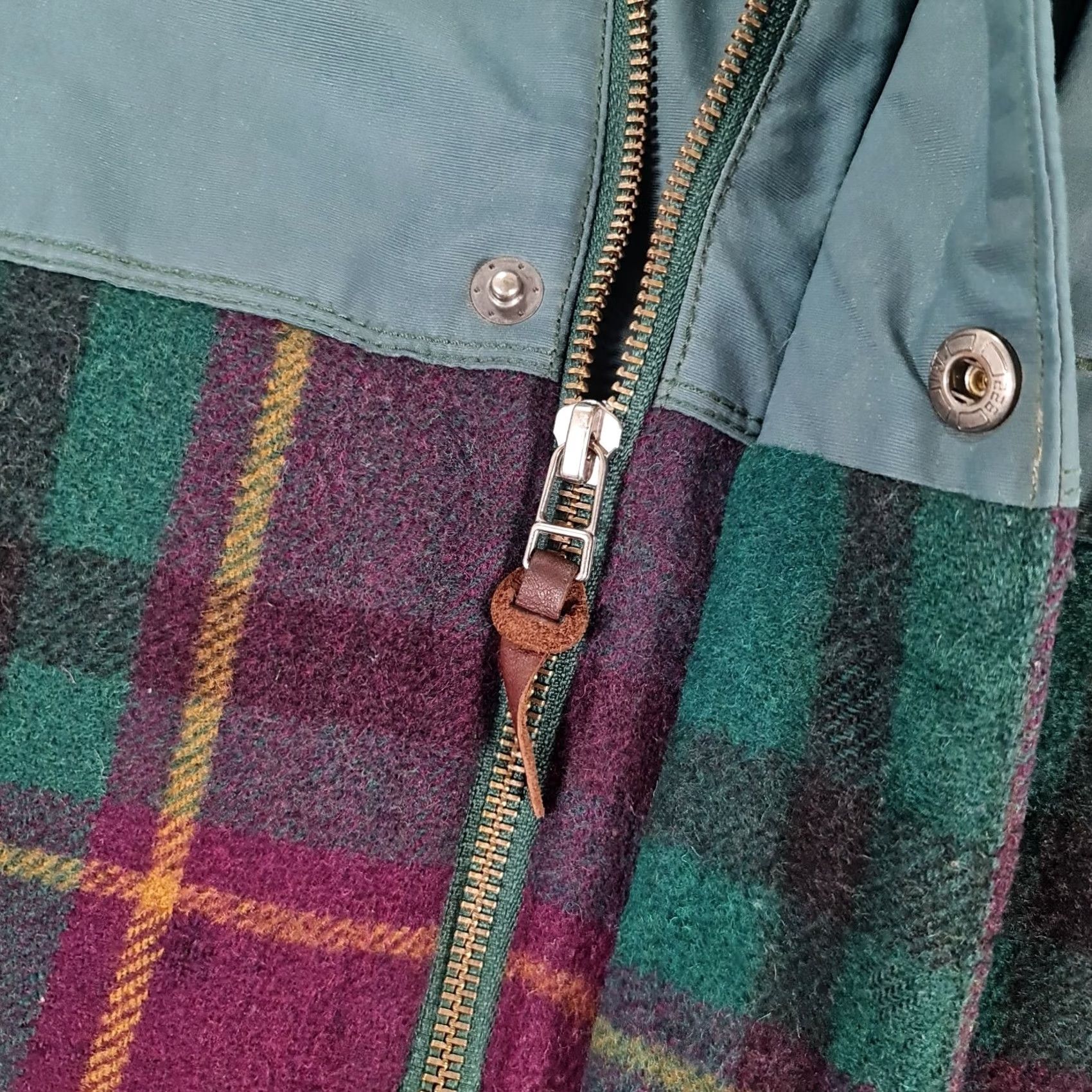 Levi's Levi's Mens Jacket Green XL Hooded Wool Parka Full Zip Plaid Tartan Size US XL / EU 56 / 4 - 4 Thumbnail