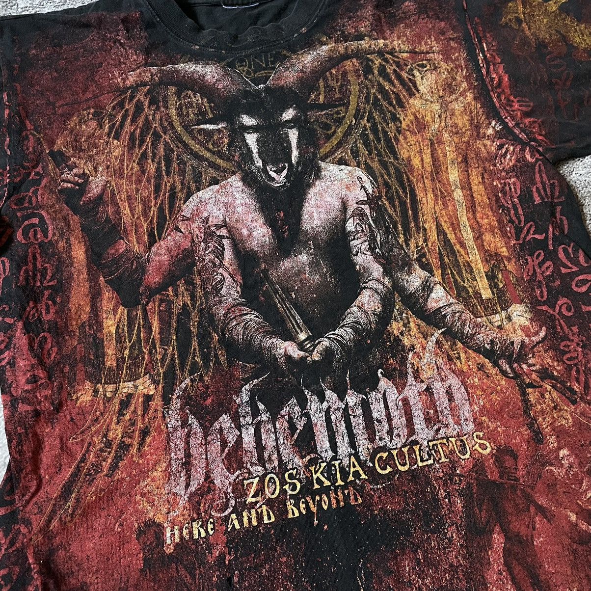 Vintage Vintage 90s Behemoth Graphic Tee Thrashed Horror Grunge M Size US M / EU 48-50 / 2 - 6 Thumbnail
