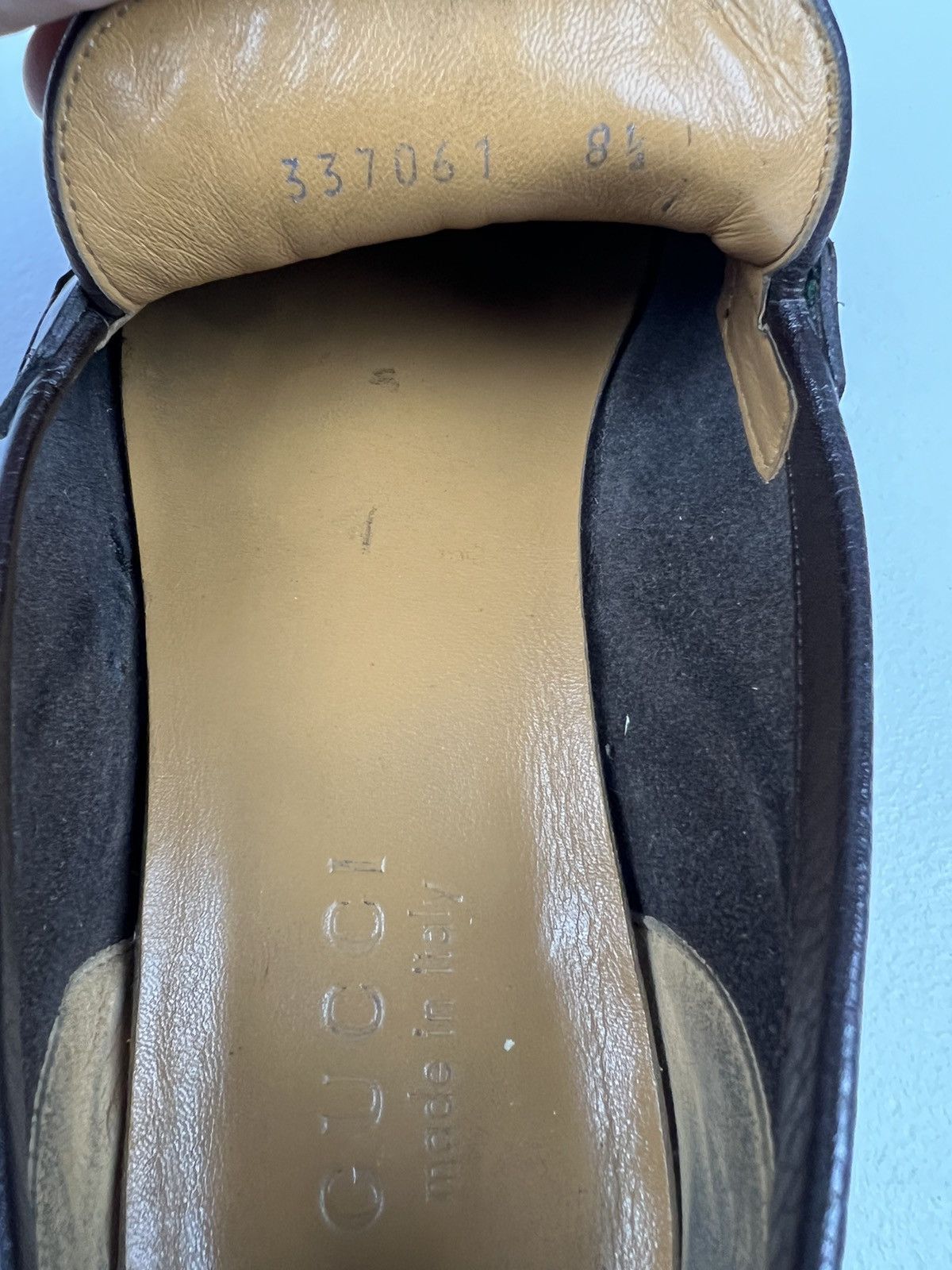 Gucci GUCCI Loafers Leather Slip Ons Shoes HORSEBIT Web Stripe Size US 9 / EU 42 - 20 Thumbnail