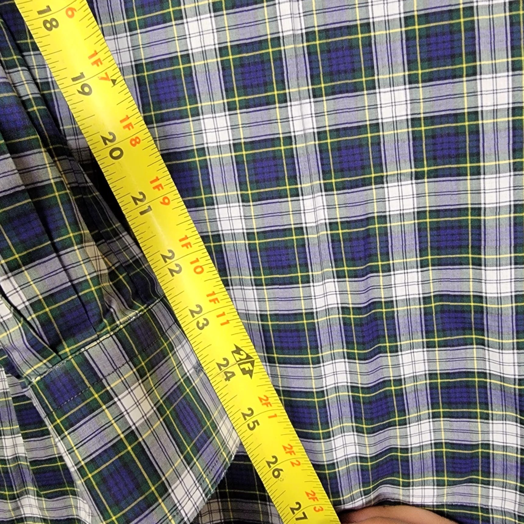 Hamilton Hamilton Shirt Mens XXXL Plaid Button Down Long Sleeve check casual Size US XXL / EU 58 / 5 - 7 Thumbnail