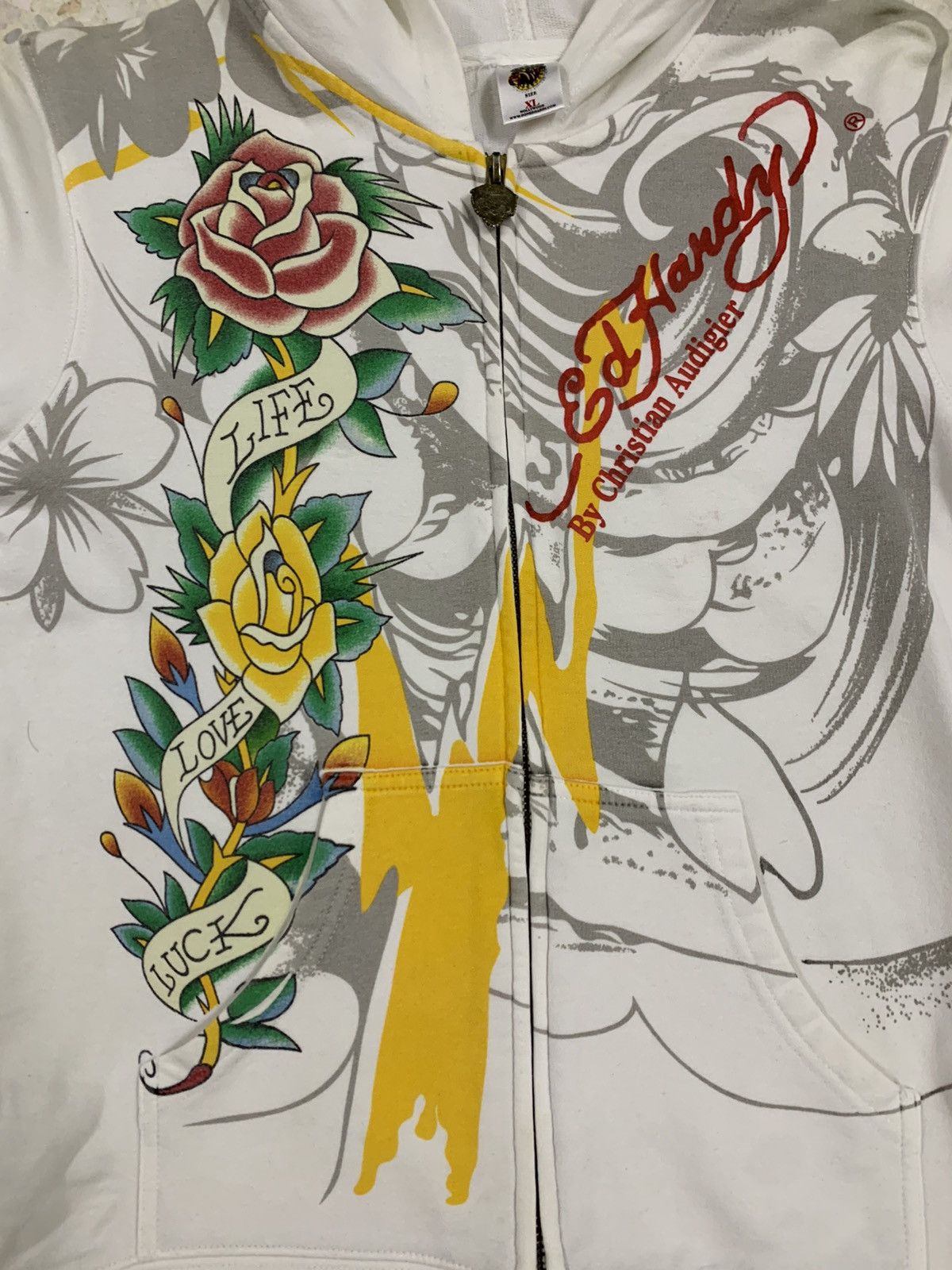 Christian Audigier × Ed Hardy ED HARDY BY CHRISTIAN AUDIGER ZIP UP HOODIE Size US S / EU 44-46 / 1 - 3 Thumbnail