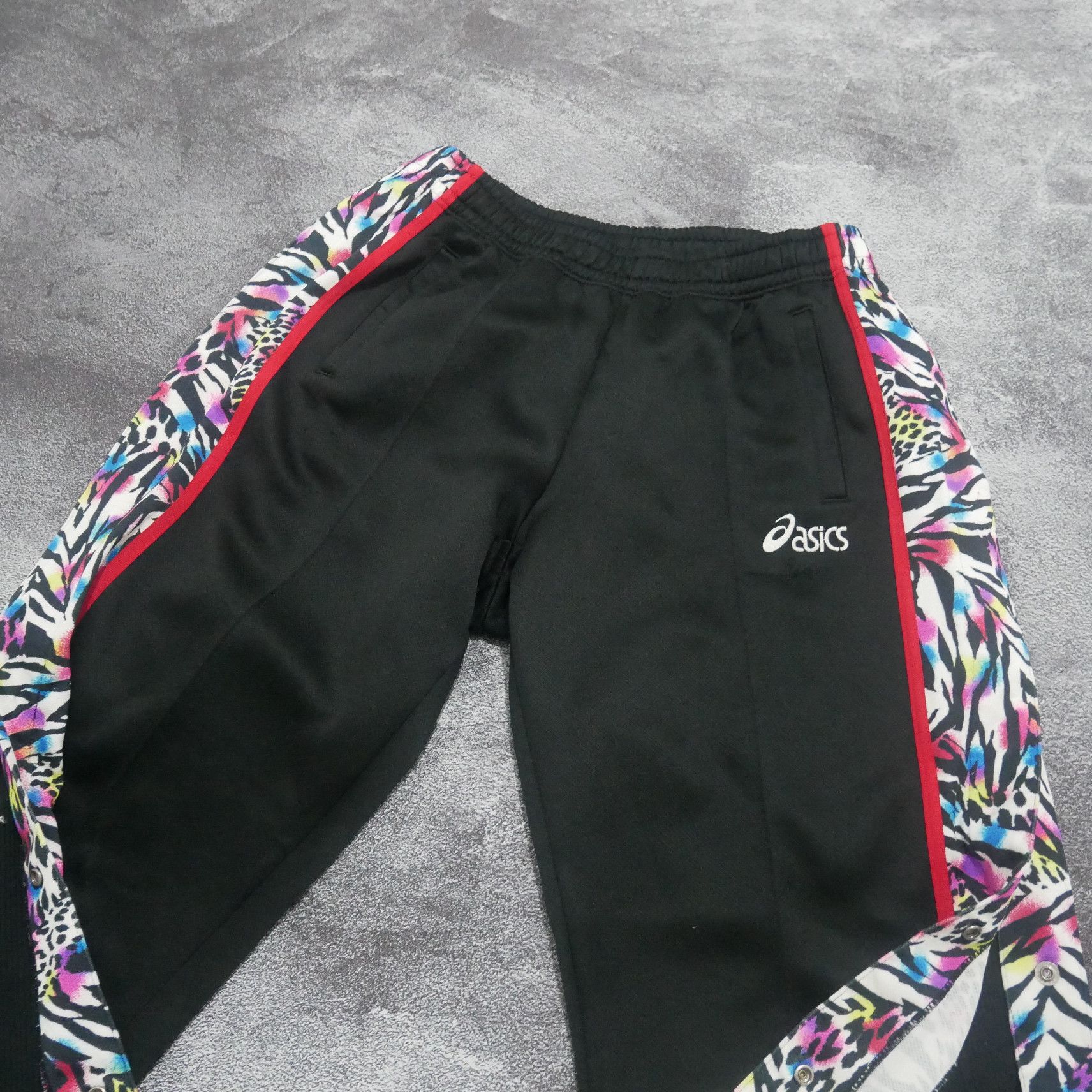 Asics × Japanese Brand Vtg Asics Track Pants 2 Side Button Size US 32 / EU 48 - 3 Thumbnail