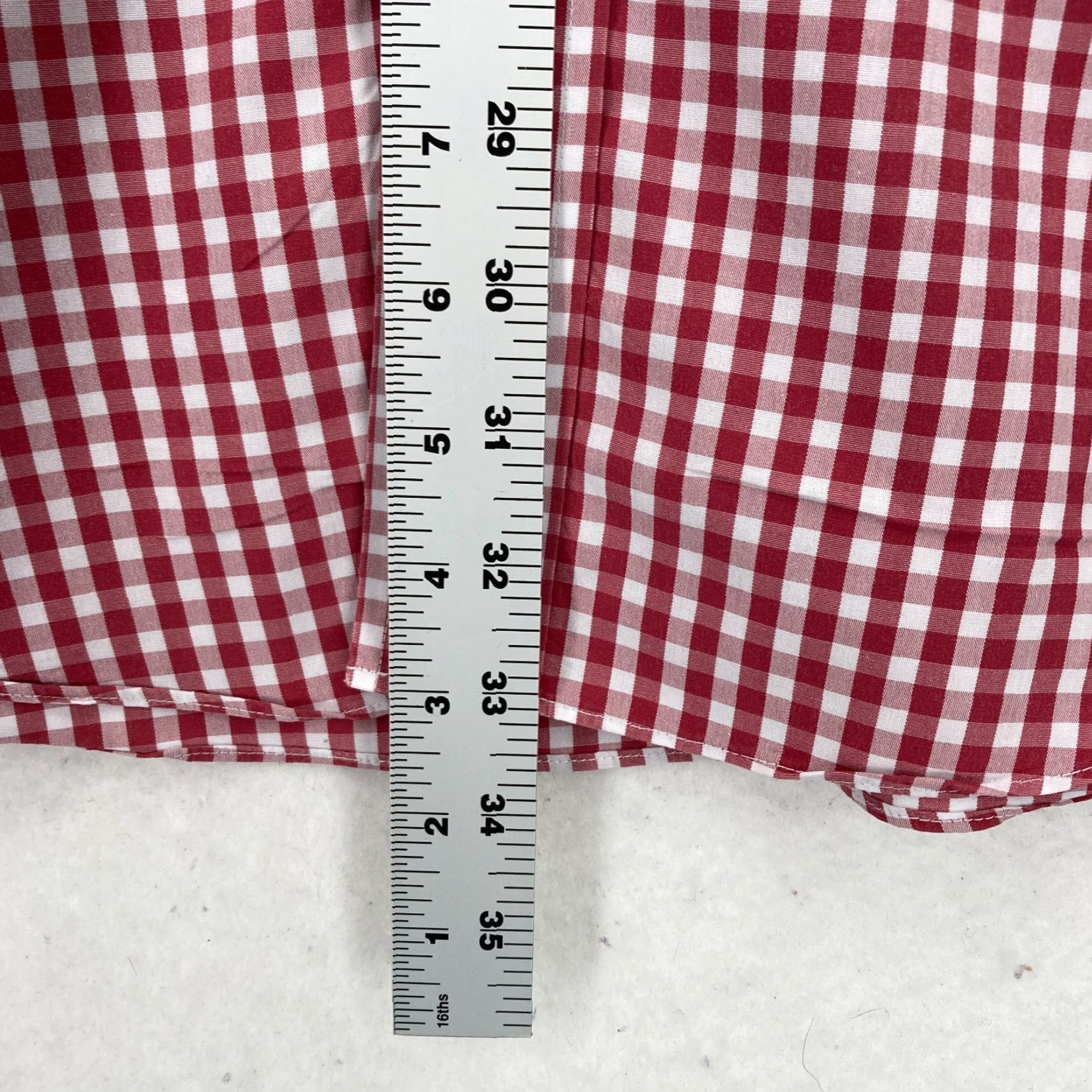 Brooks Brothers Brooks Brothers 1818 Madison Button Up Shirt Mens 17.5-34 Red Check Plaid Supima Size US XXL / EU 58 / 5 - 6 Thumbnail
