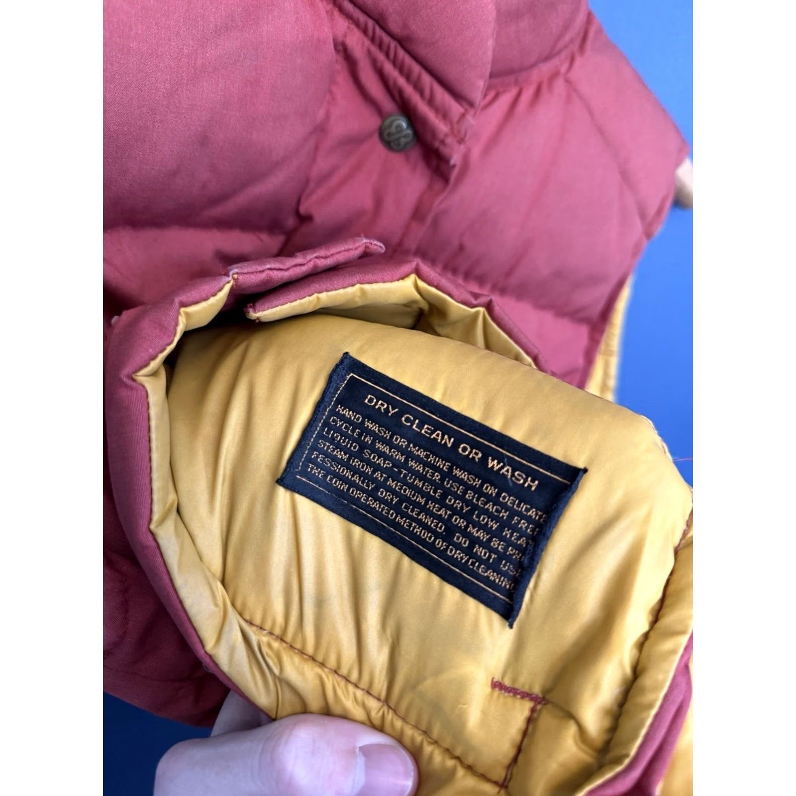 Eddie Bauer VINTAGE Eddie Bauer Vest Orange Goose Down Nylon Quilted 80s 80’s Size S Men’s Small Mens Size US S / EU 44-46 / 1 - 3 Thumbnail