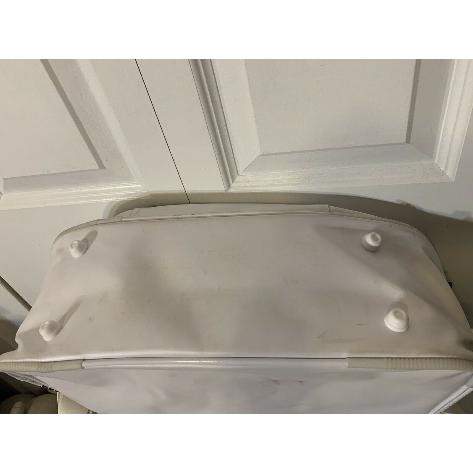 Nike Nike Duffle Bag Max Air Training Gym Sports White Black Over Size ONE SIZE - 10 Thumbnail