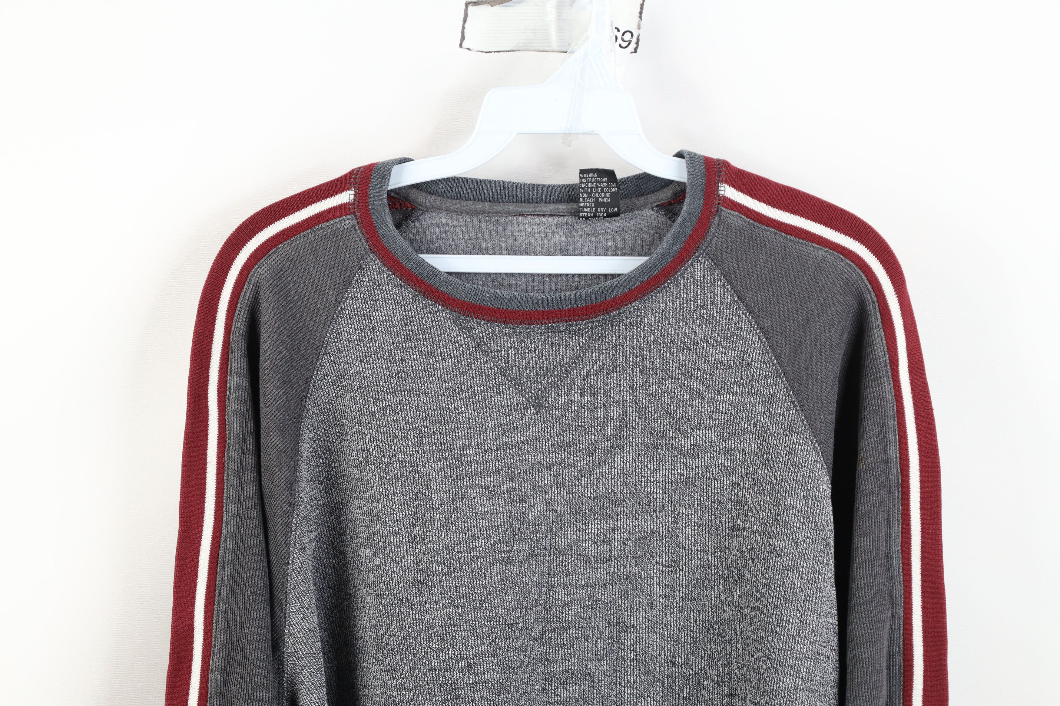 Vintage Vintage 90s Y2K Streetwear Ribbed Thermal Knit T-Shirt Size US L / EU 52-54 / 3 - 2 Thumbnail
