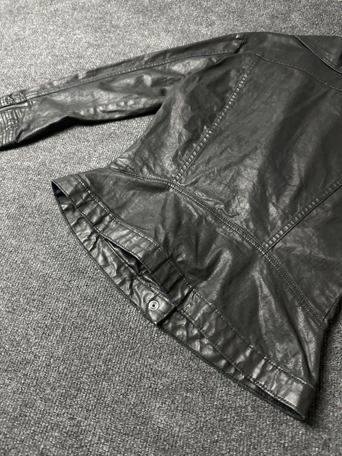 Other 🚨Y2K RICK OWENS TYPE DIRTY SLIM FIT ZIP DENIM JACKET Size M / US 6-8 / IT 42-44 - 14 Thumbnail