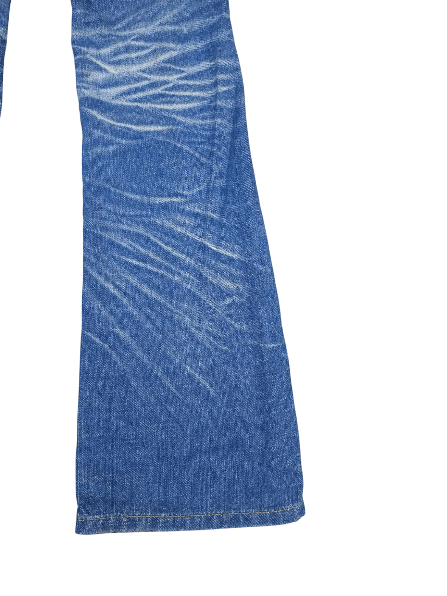 Japanese Brand LOLITA Zipper Back Pocket Low Rise Flare Jeans Size US 26 / EU 42 - 11 Thumbnail