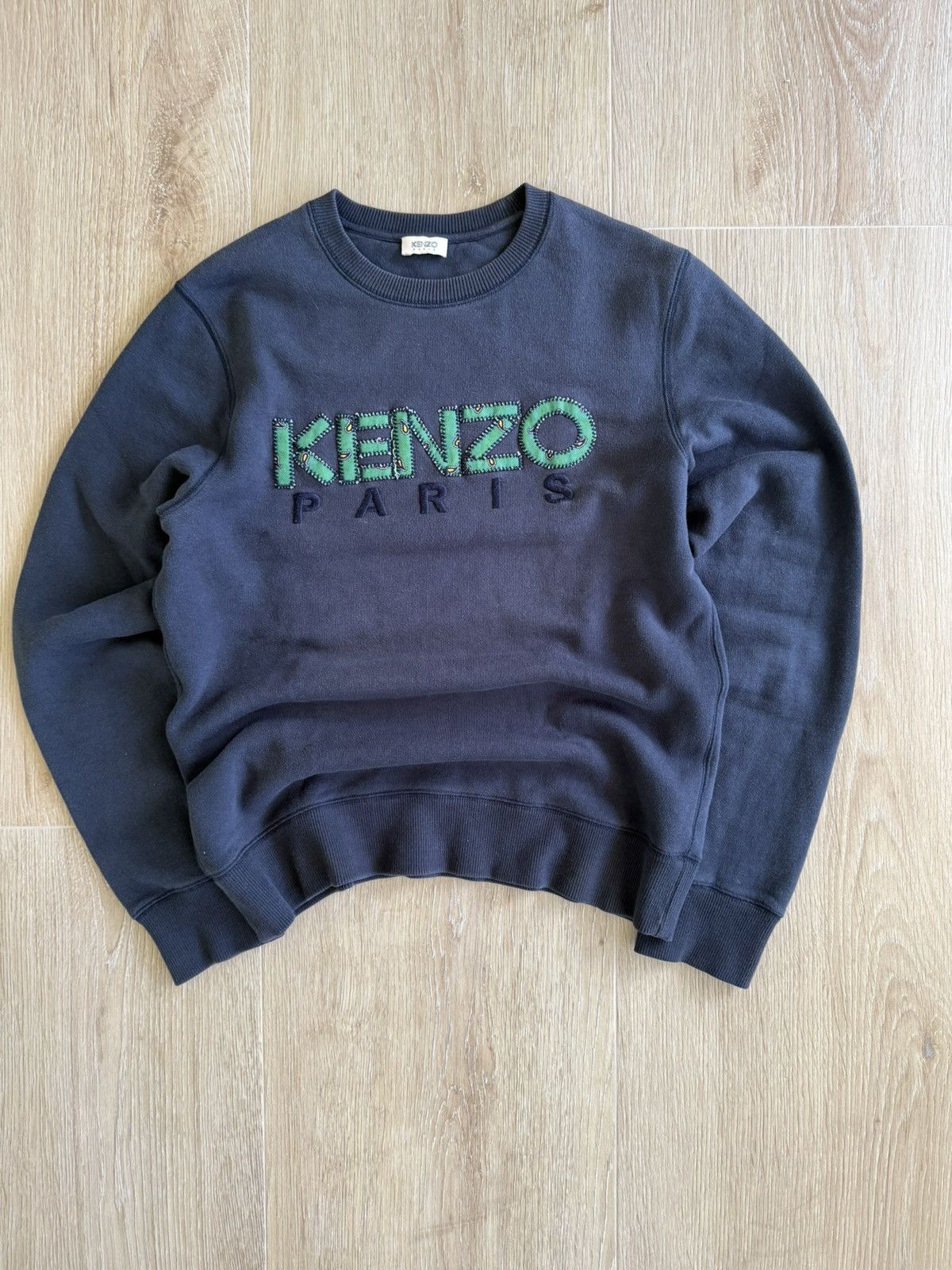 Kenzo Kenzo Black Bandanna Sweatshirt Size US S / EU 44-46 / 1 - 1 Thumbnail