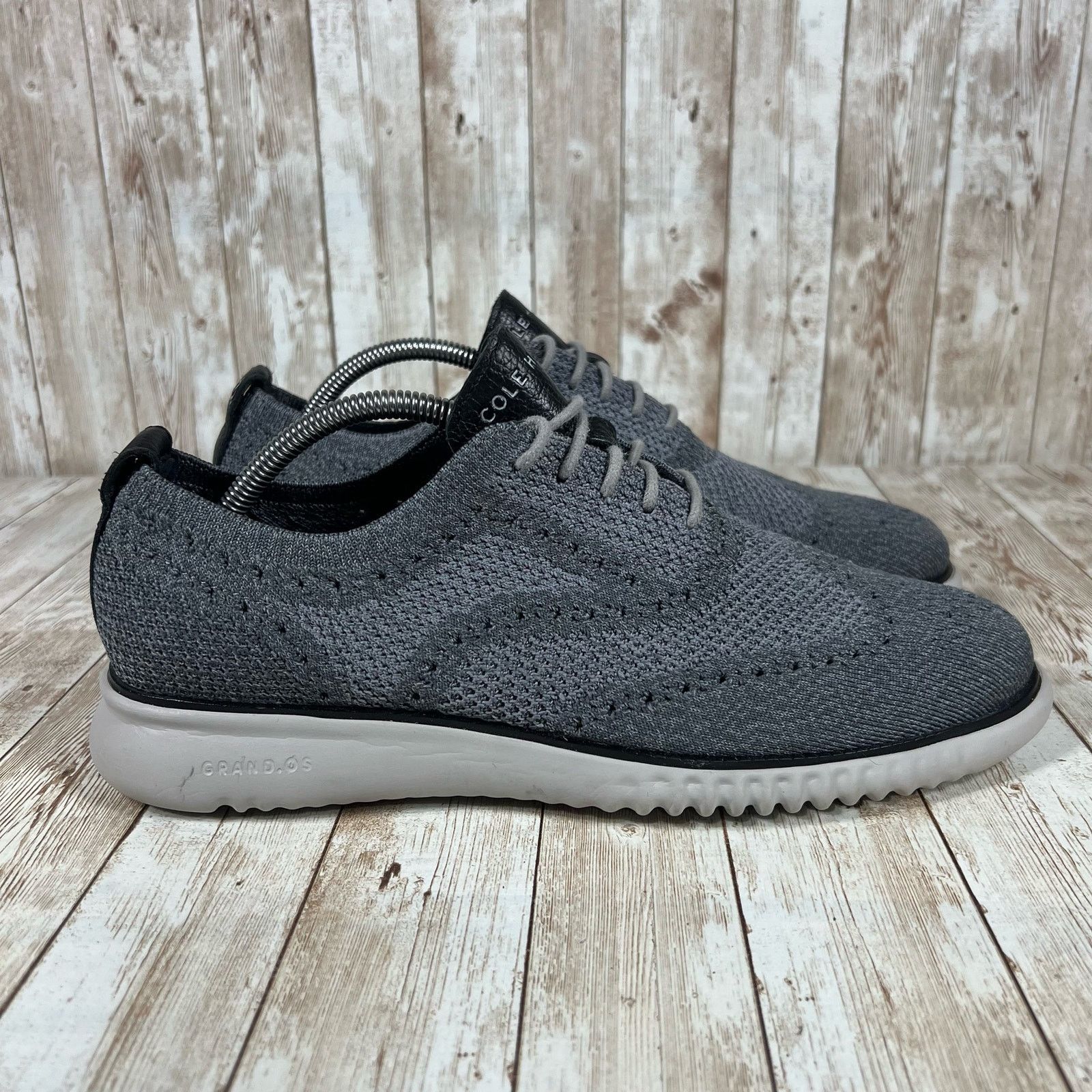 Cole Haan Cole Haan 2.zerogrand stitchlite gray wingtip Mens 9.5 Size US 9.5 / EU 42-43 - 1 Thumbnail