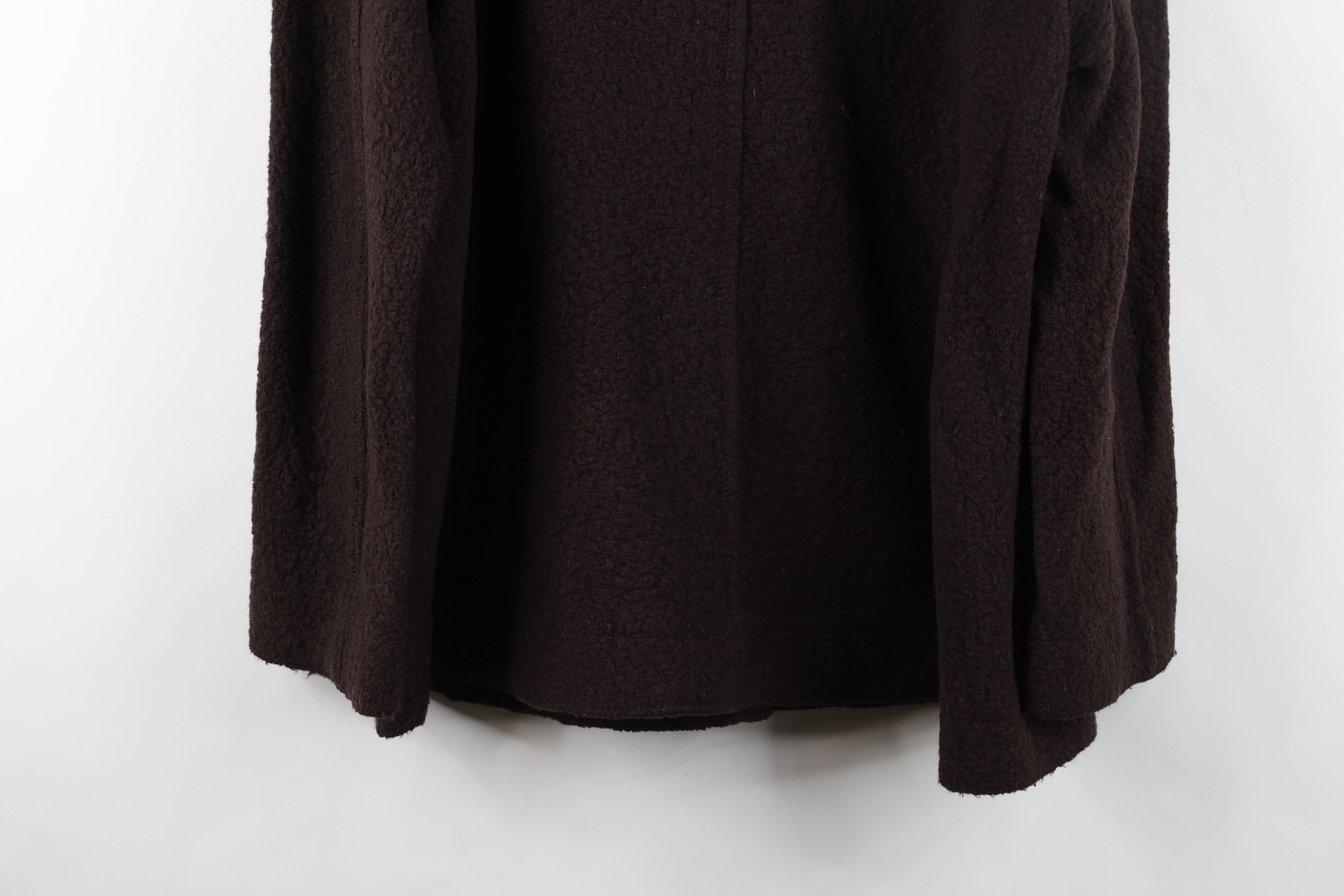 Eileen Fisher Eileen Fisher Virgin Wool Knit Button Sweater Jacket Brown Size L / US 10 / IT 46 - 14 Thumbnail