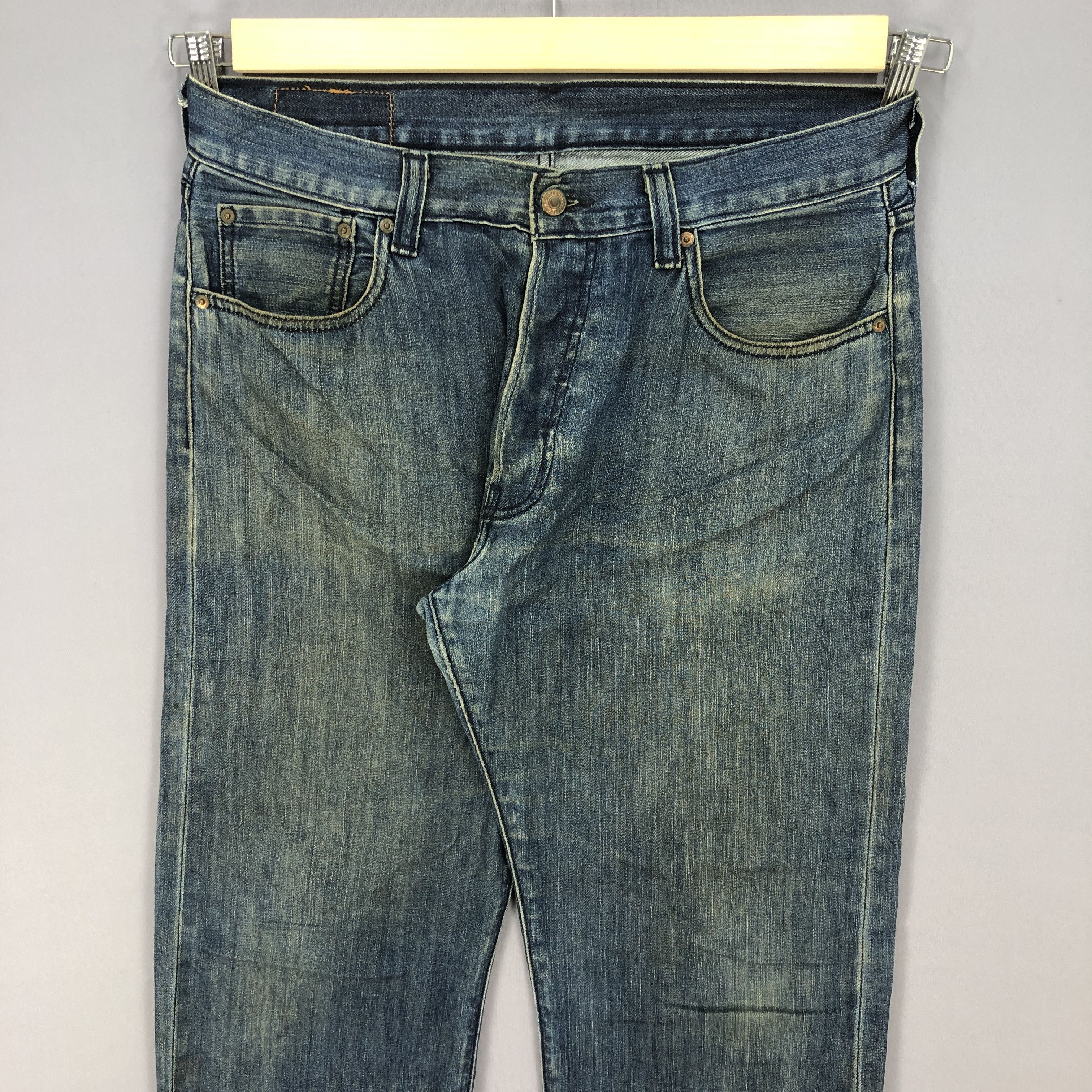 Levi's Vintage 90's Levis 501 Faded Jeans Levi's Stone Wash Denim Size US 34 / EU 50 - 3 Thumbnail