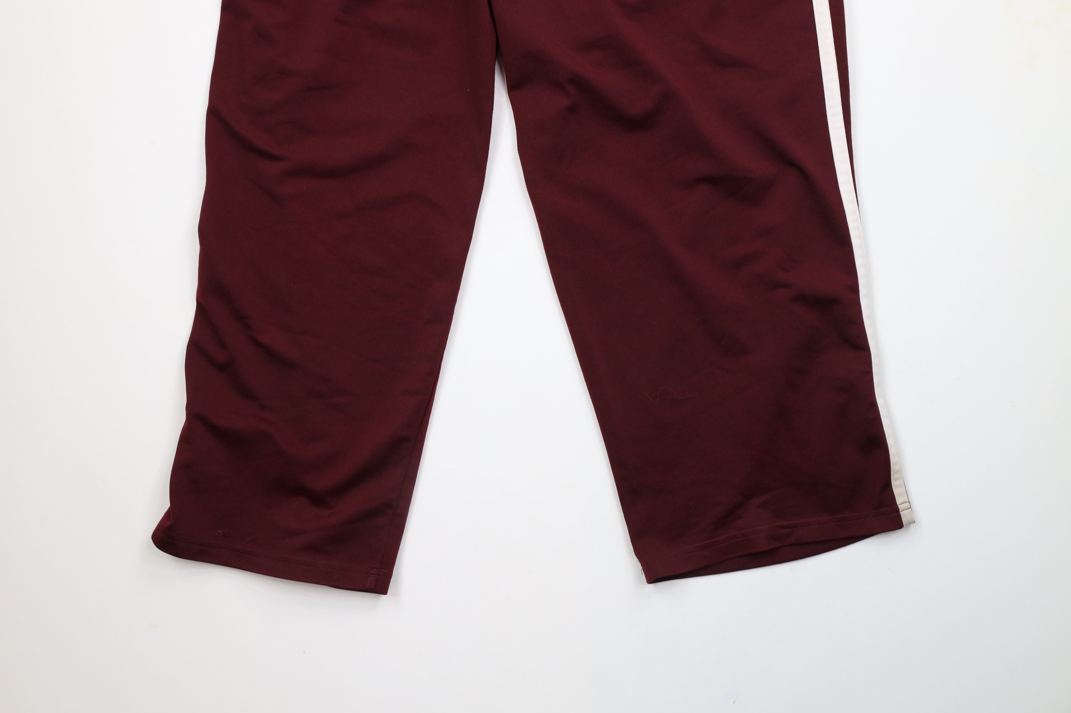 Vintage Vintage 90s Streetwear Striped Wide Leg Sweatpants Pants Red Size US 36 / EU 52 - 15 Thumbnail