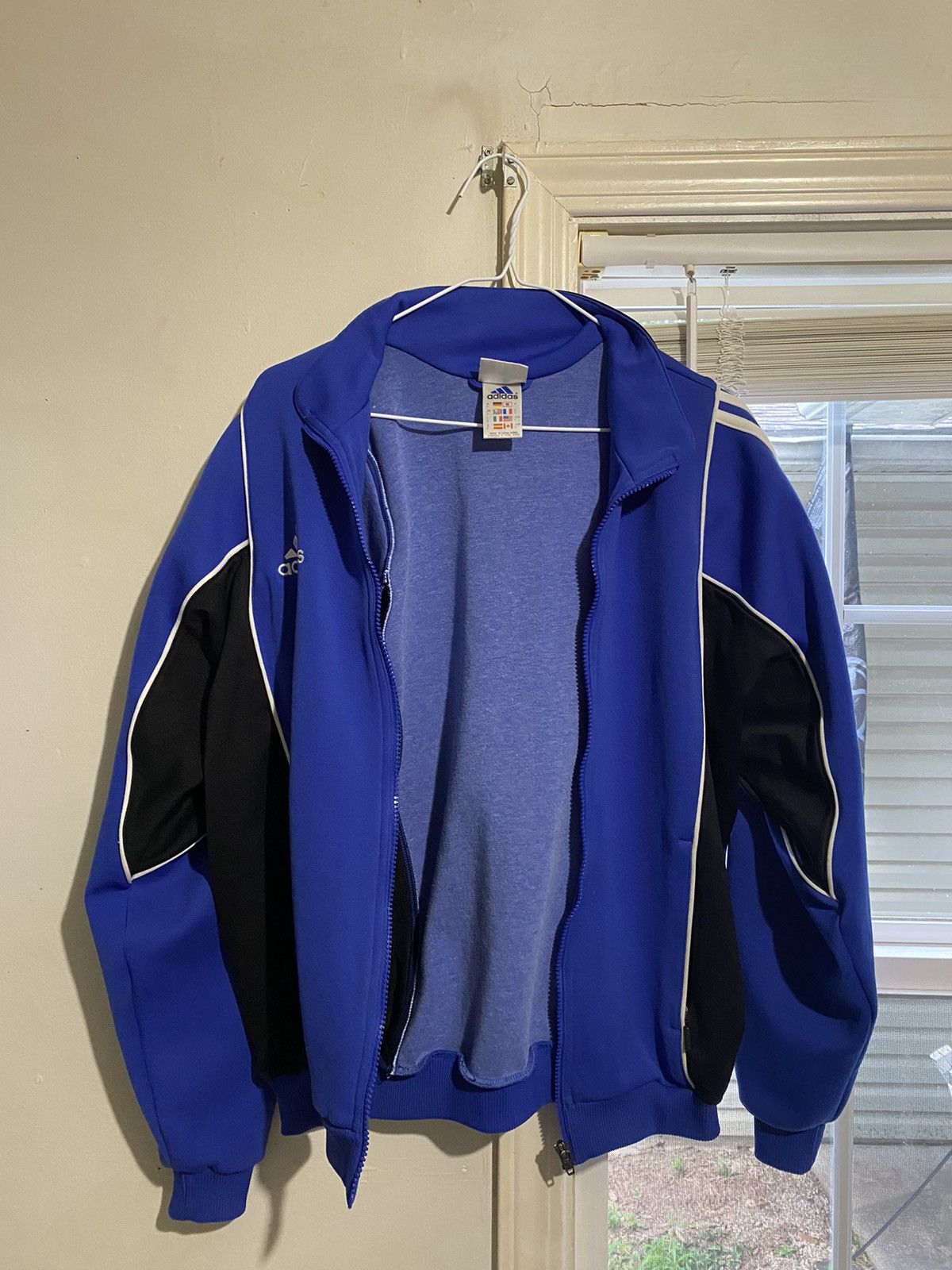 Adidas Blue Vintage Adidas Track Jacket Size US L / EU 52-54 / 3 - 8 Thumbnail