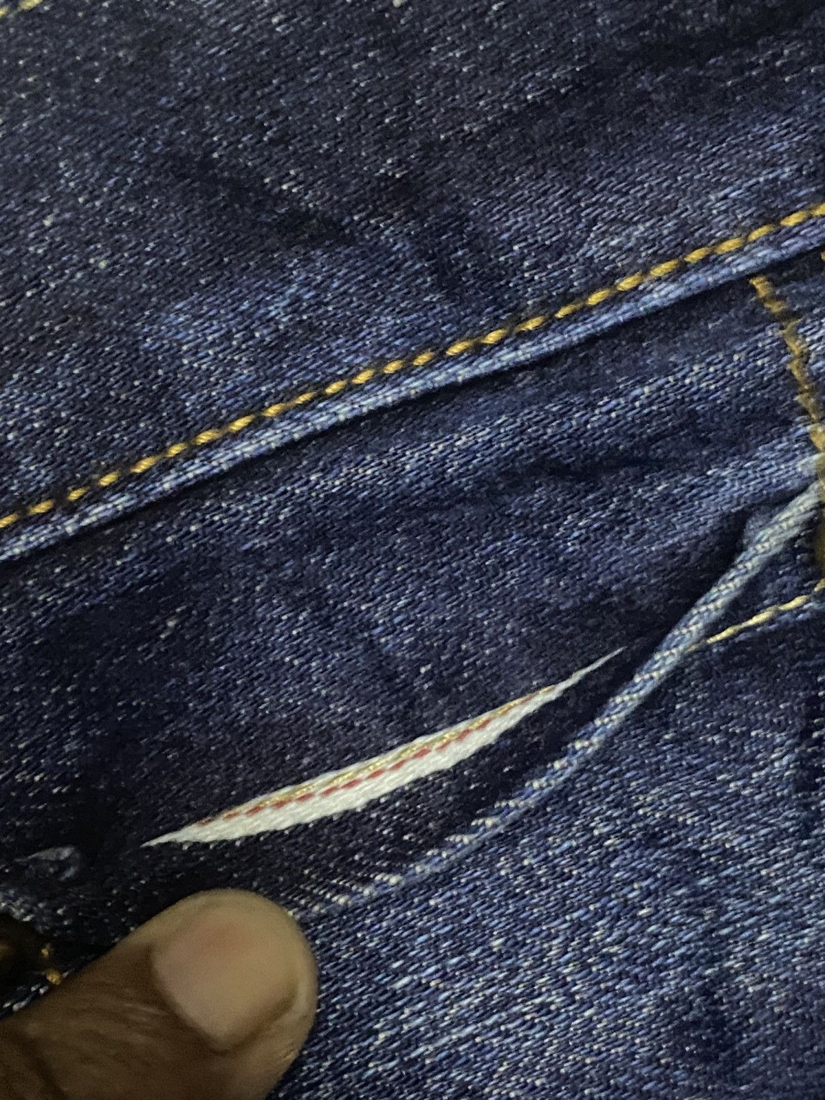 Undercover × Uniqlo Uniqlo Selvedge Blue Whisker Fade Wash Distressed Jeans Size US 37 - 8 Thumbnail