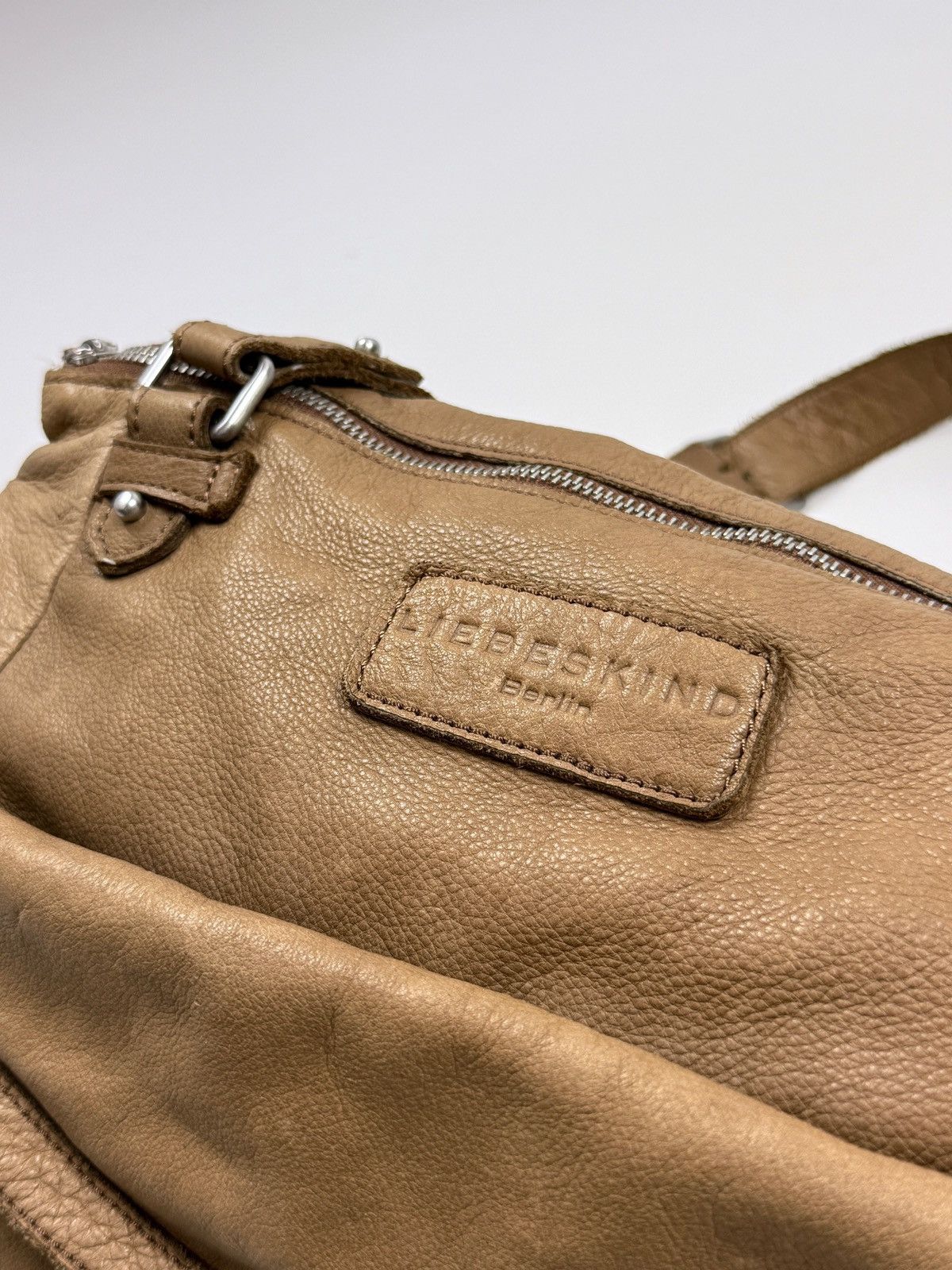 LIEBESKIND BERLIN Y2K Liebeskind Berlin Leather Carabiner Crossbody Hobo Bag Size ONE SIZE - 7 Thumbnail