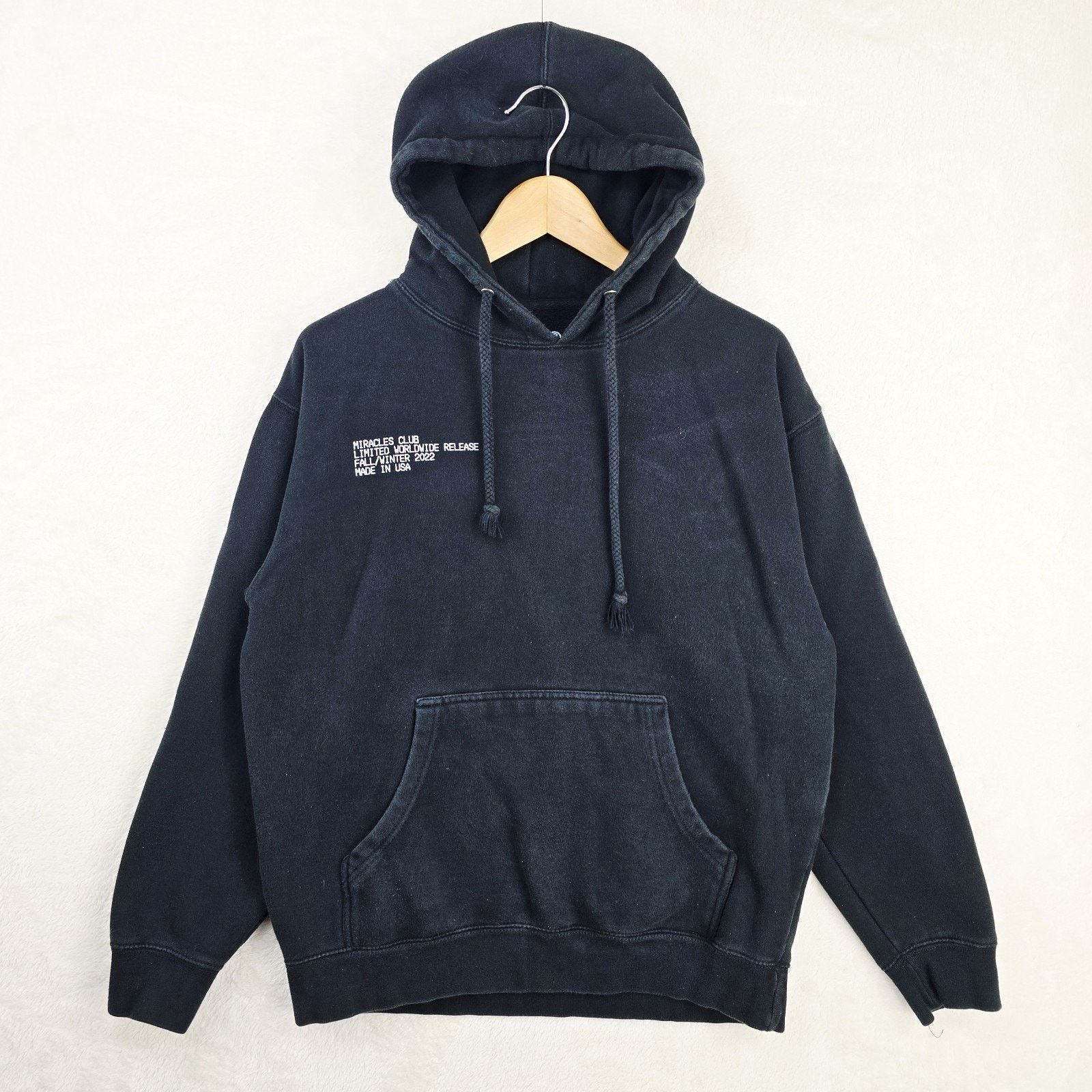 Other Miracles Club Virgil Was Here Hoodie Mens Medium Black Size US M / EU 48-50 / 2 - 2 Thumbnail