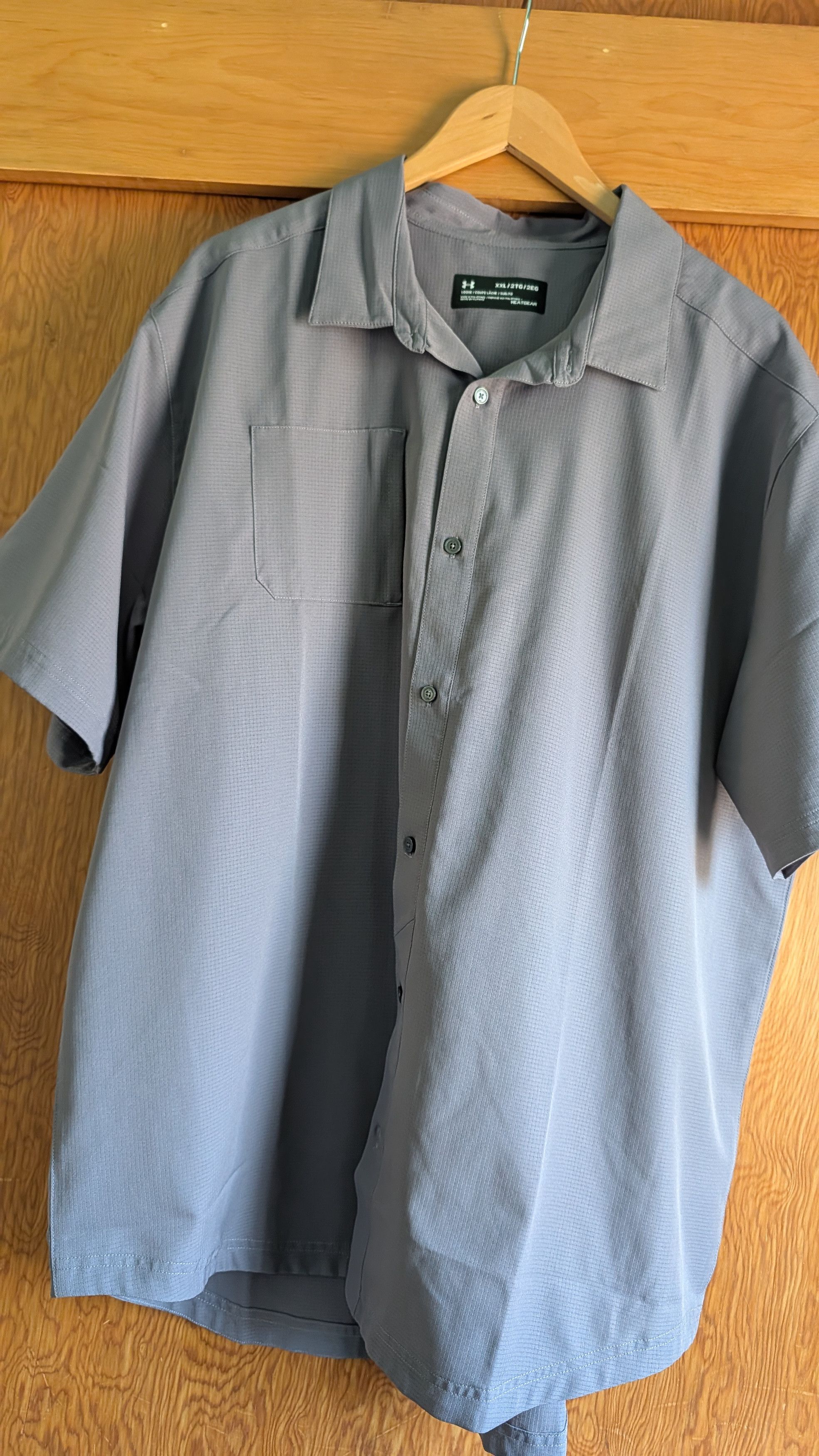 Under Armour Under Armour Performance Heat Gear Button Up Shirt Sleeve Size US XXL / EU 58 / 5 - 1 Thumbnail